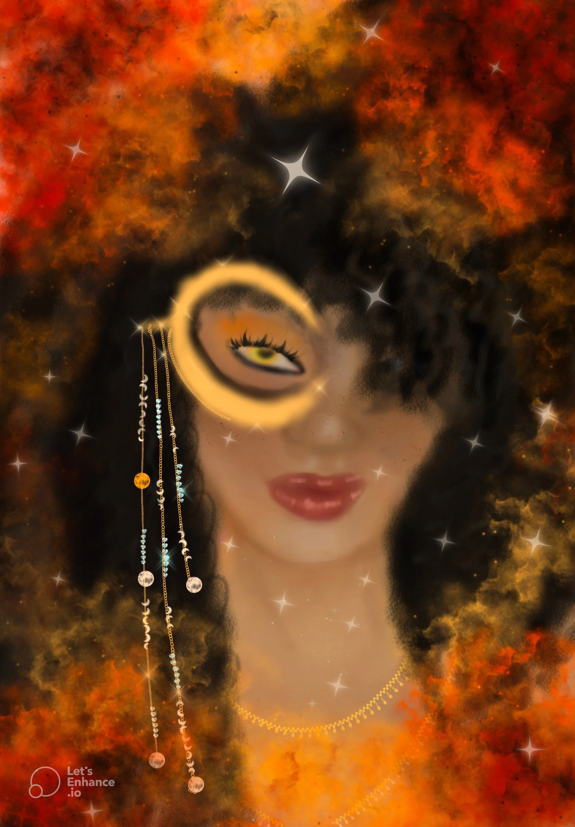 Sol y Luna Pt 1 Art Sun and Moon Art Fire Art