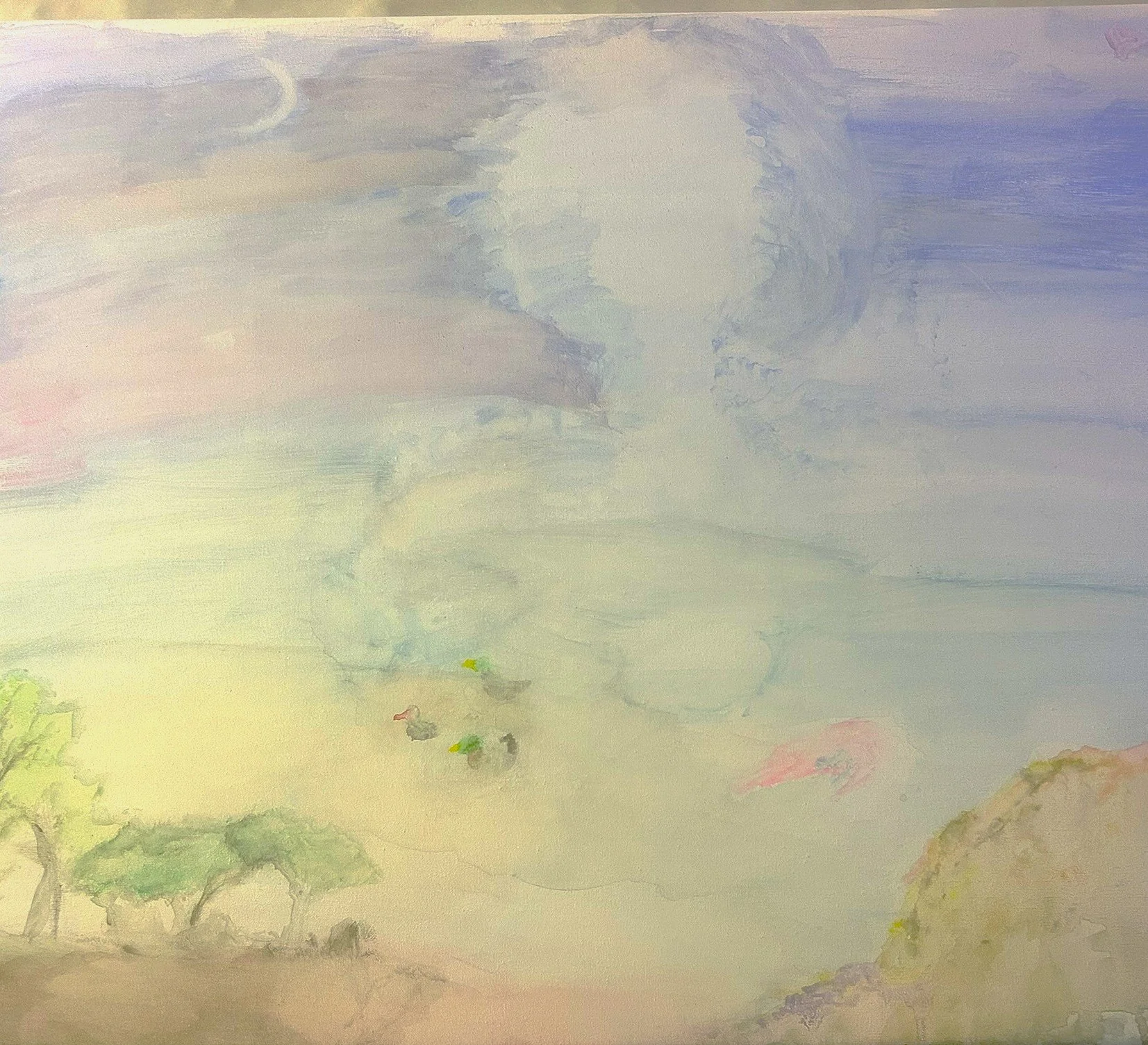 Sunset to Dusk Woman Art Sunset Art Sunset Woman Painting