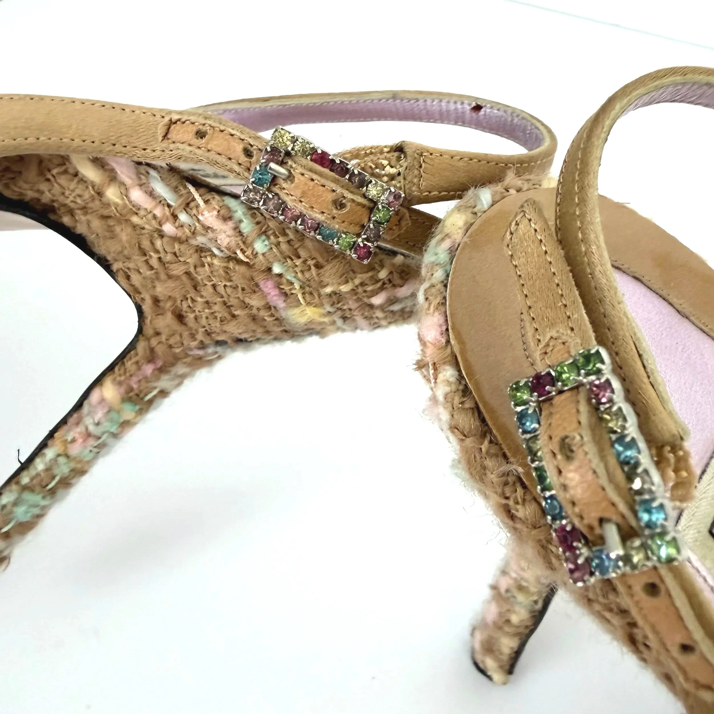 Vtg Italian Petra Party Heels (39) — image 4