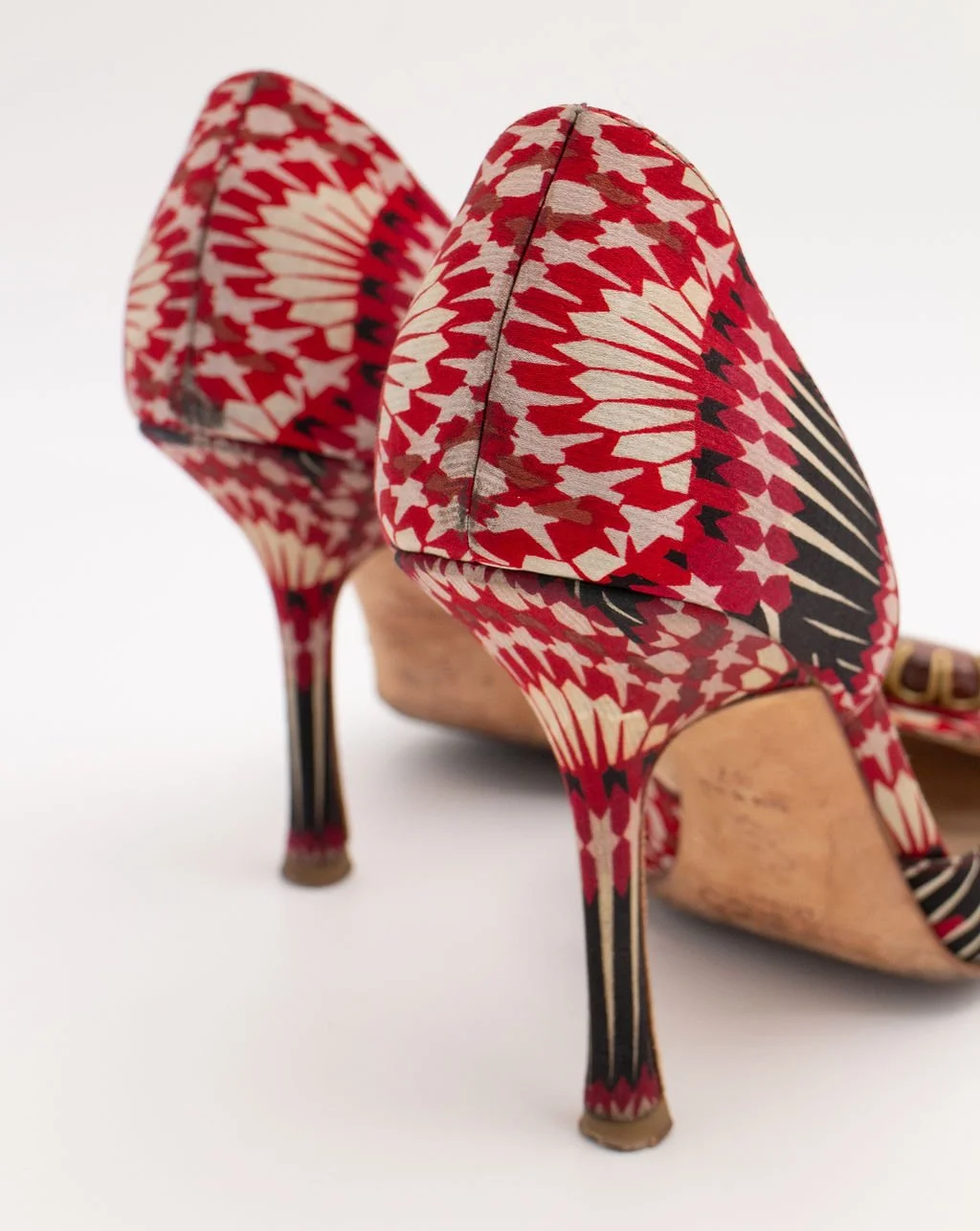 Striking Red Tiger's Eye Jimmy Choo (37.5), image 3