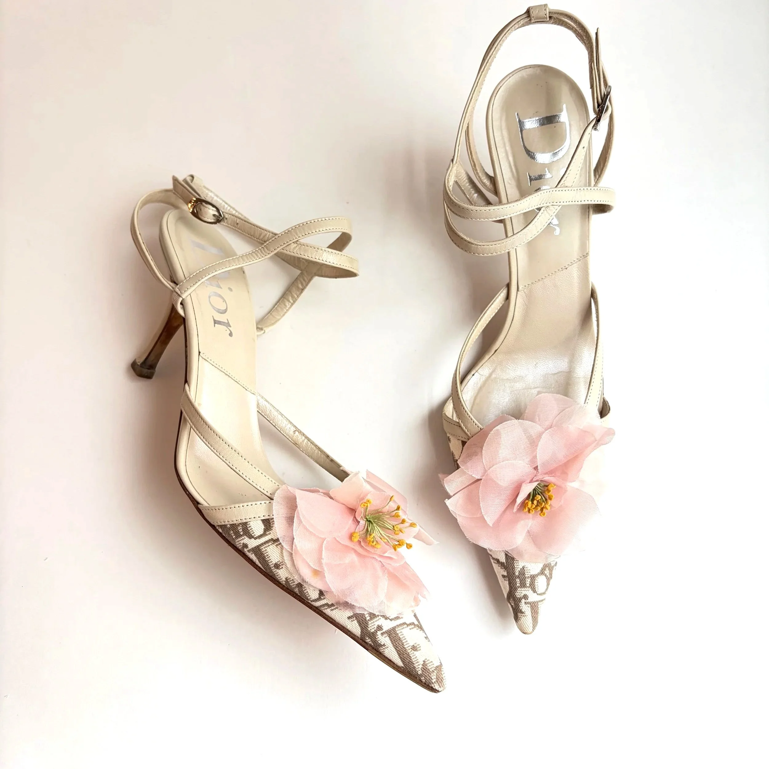 Dior Trotter Flower Heels (37)