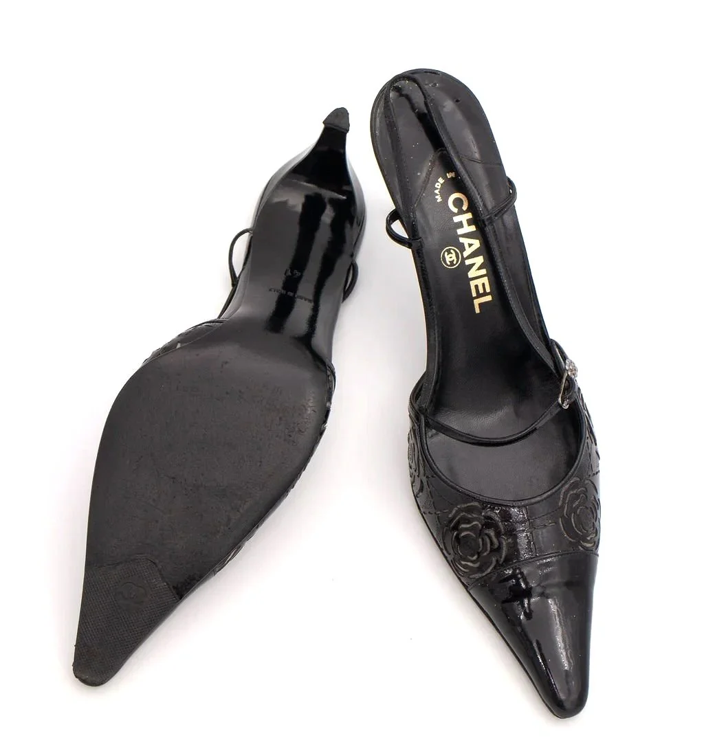 Chanel Camellia Cut-Out Mule (41), image 5