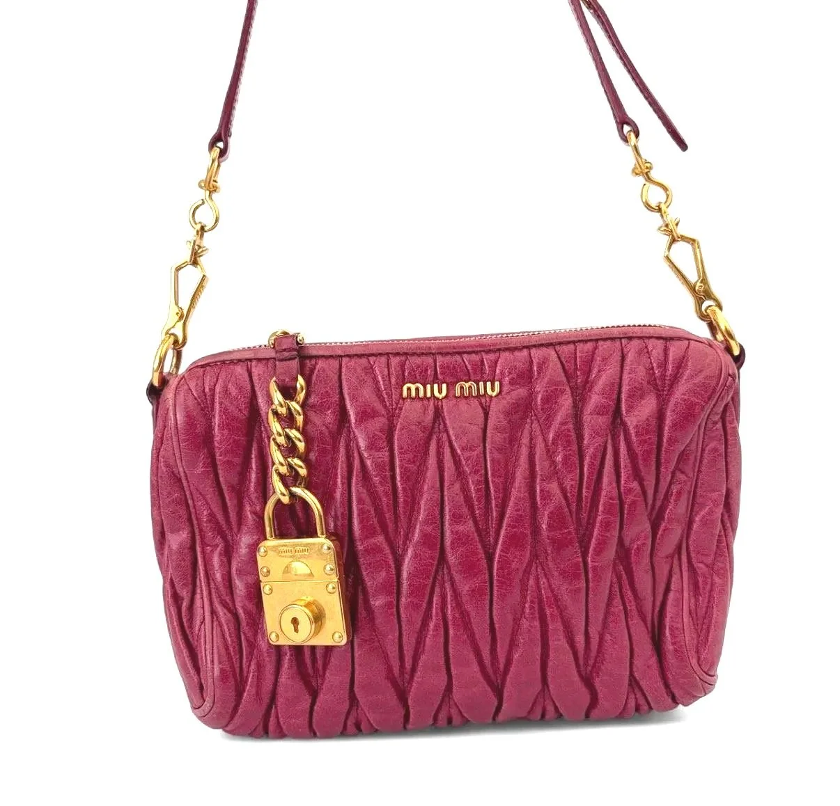 Berry Pink Miu Miu Maltese Bag — image 2