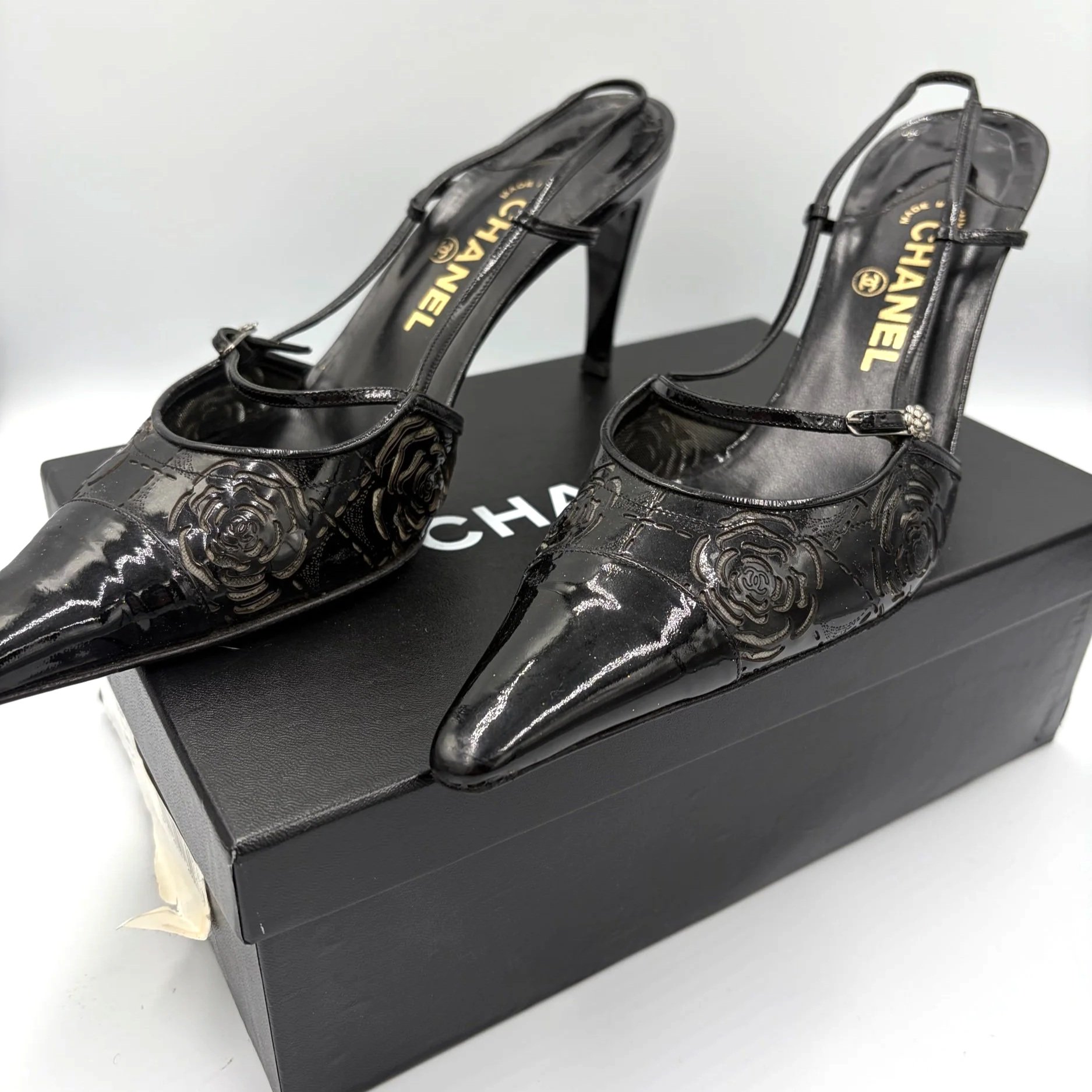 Chanel Camellia Cut-Out Mule (41), image 6