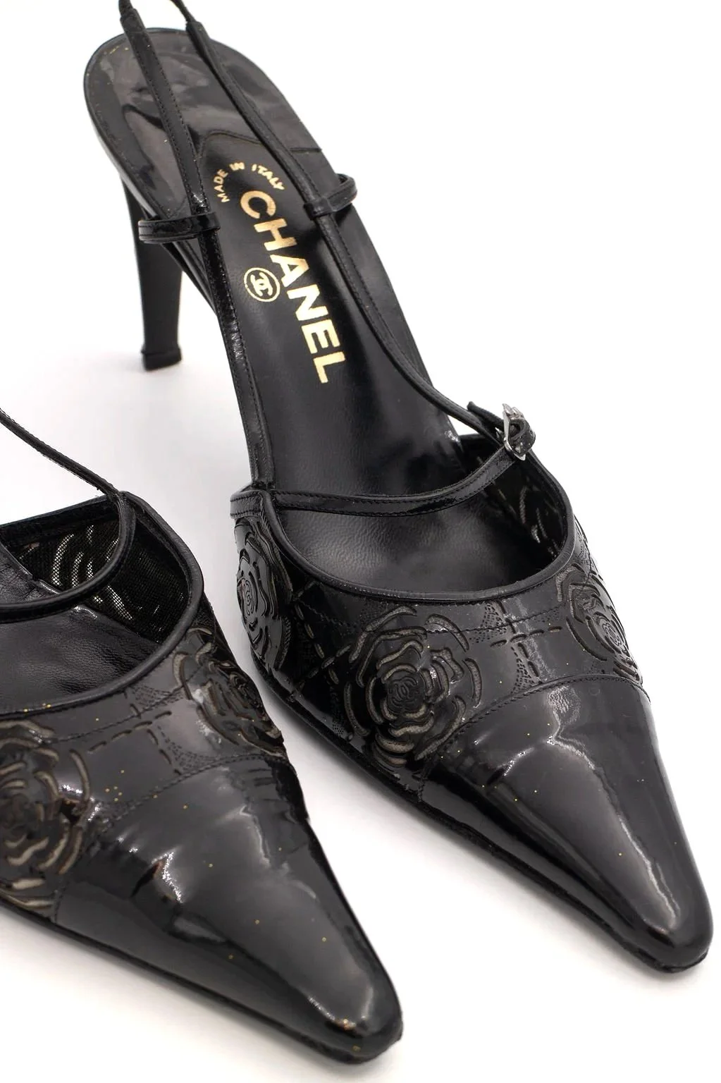Chanel Camellia Cut-Out Mule (41), image 3