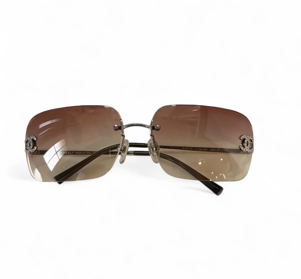 Rare Y2K Brown Tinted Chanel Sunnies