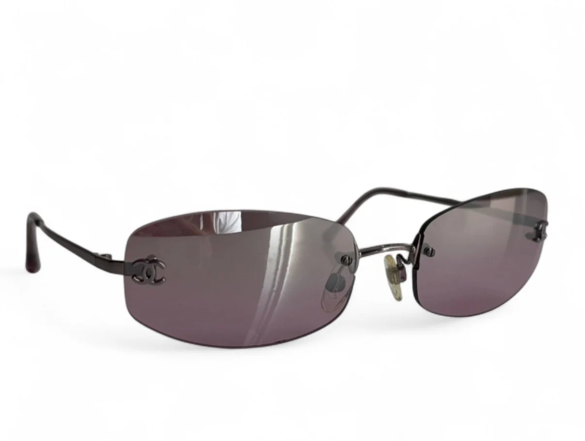 Purple Ombre Chanel Sunglasses - Polarized