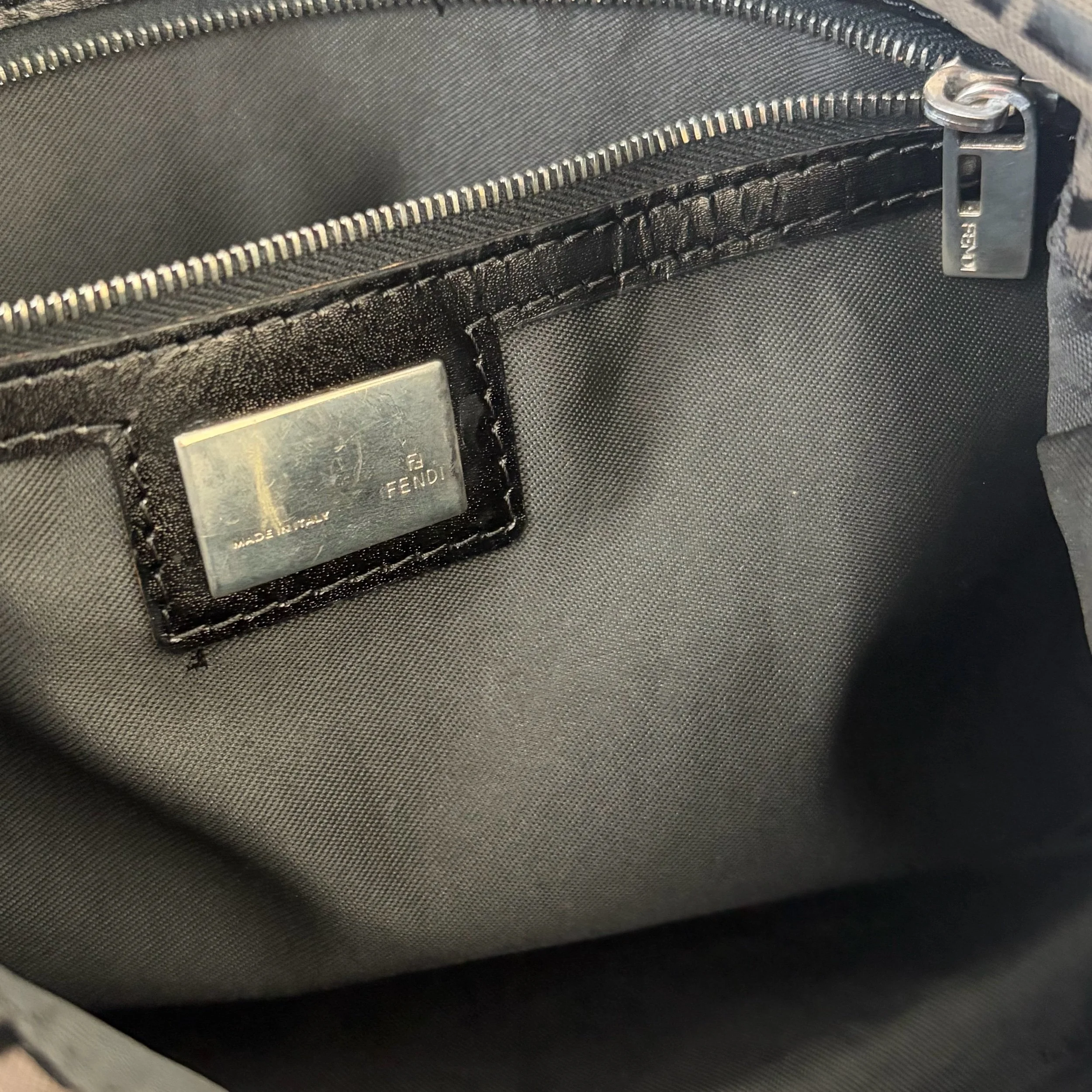 Fendi Black/Dark Grey Mamma Baguette — image 7