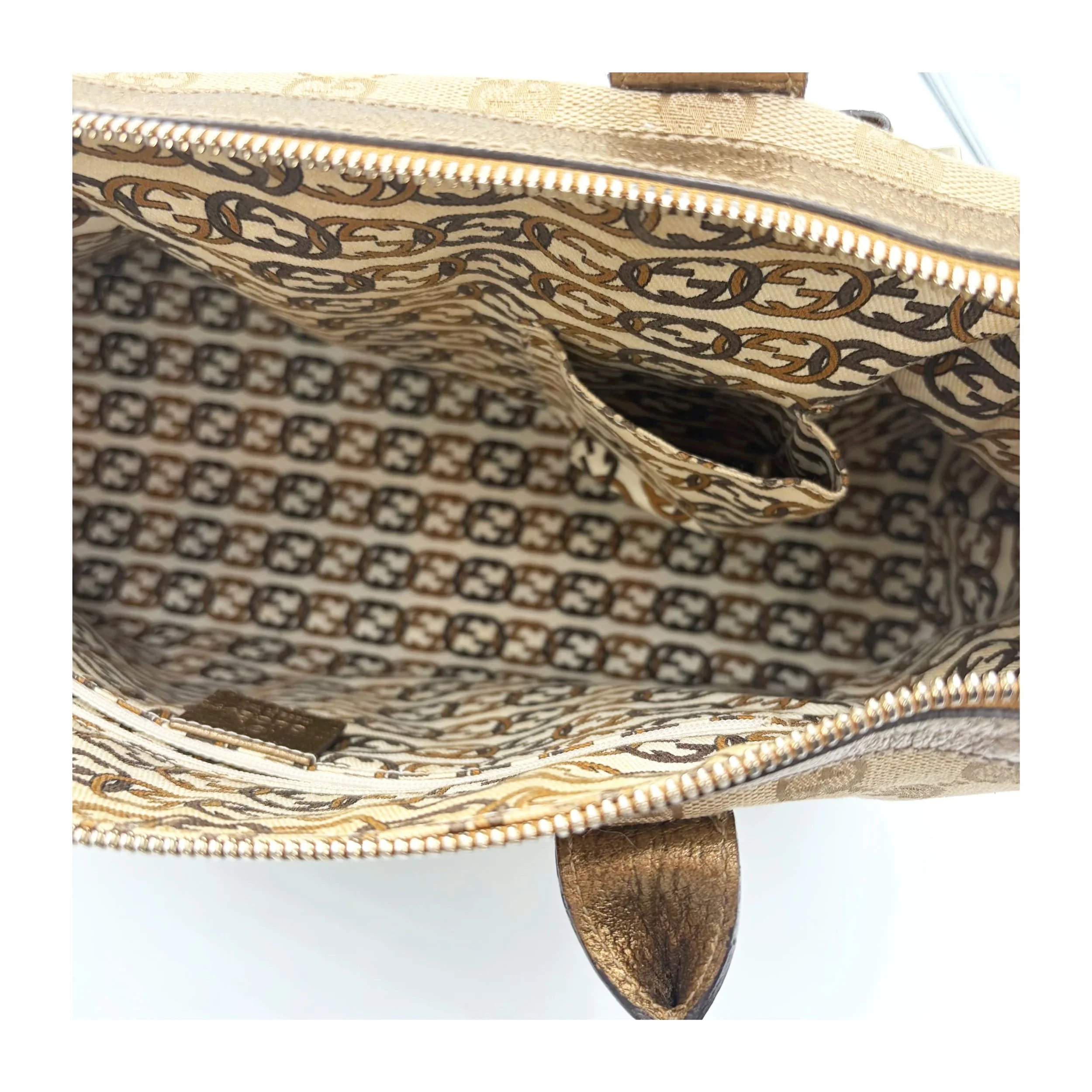 Gucci Gold Princey Bow tote, image 11