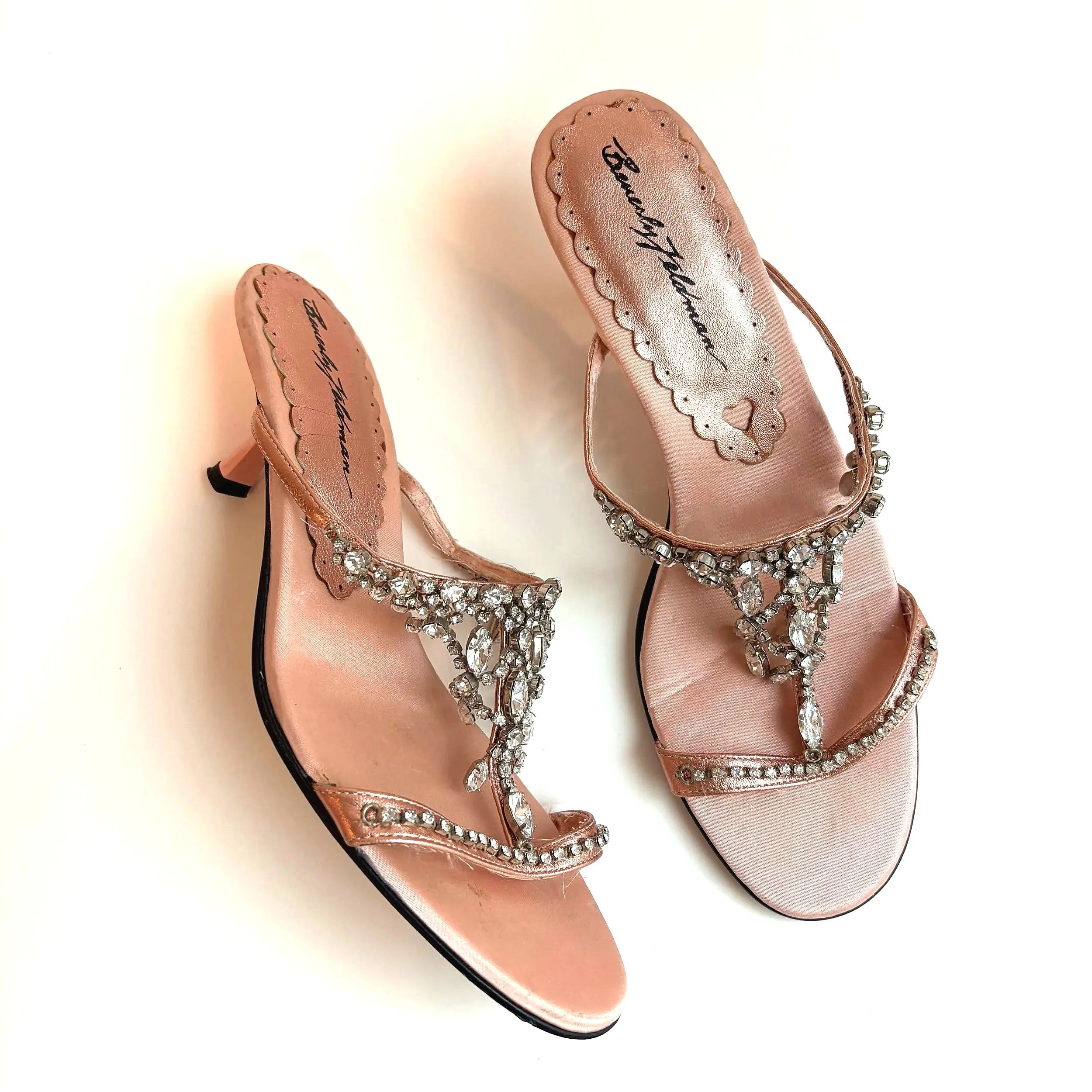 Vintage Pink Beverly Feldman Chandelier Heels (6.5)