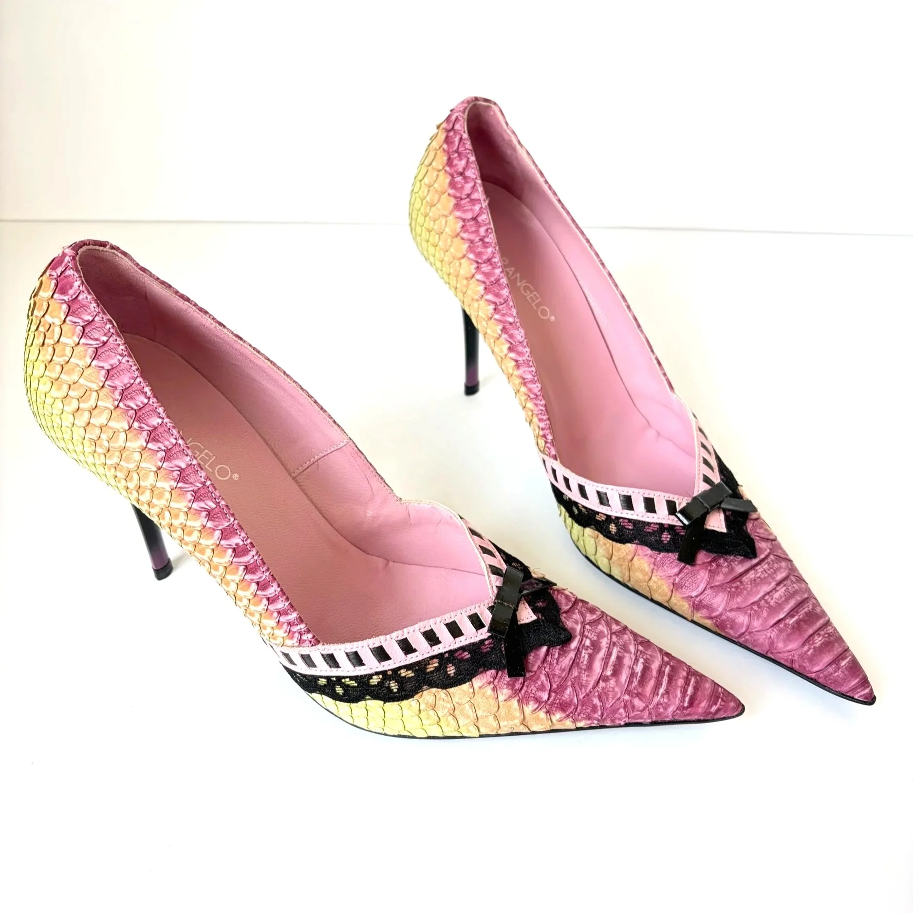 Fiorangello Snakeskin Heels (38) — image 5