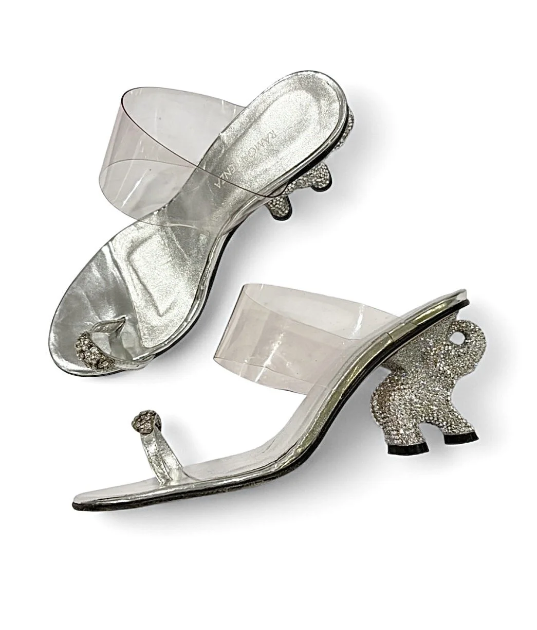 Ramon Tenza Toe Ring Elephant Lover Heels US 7