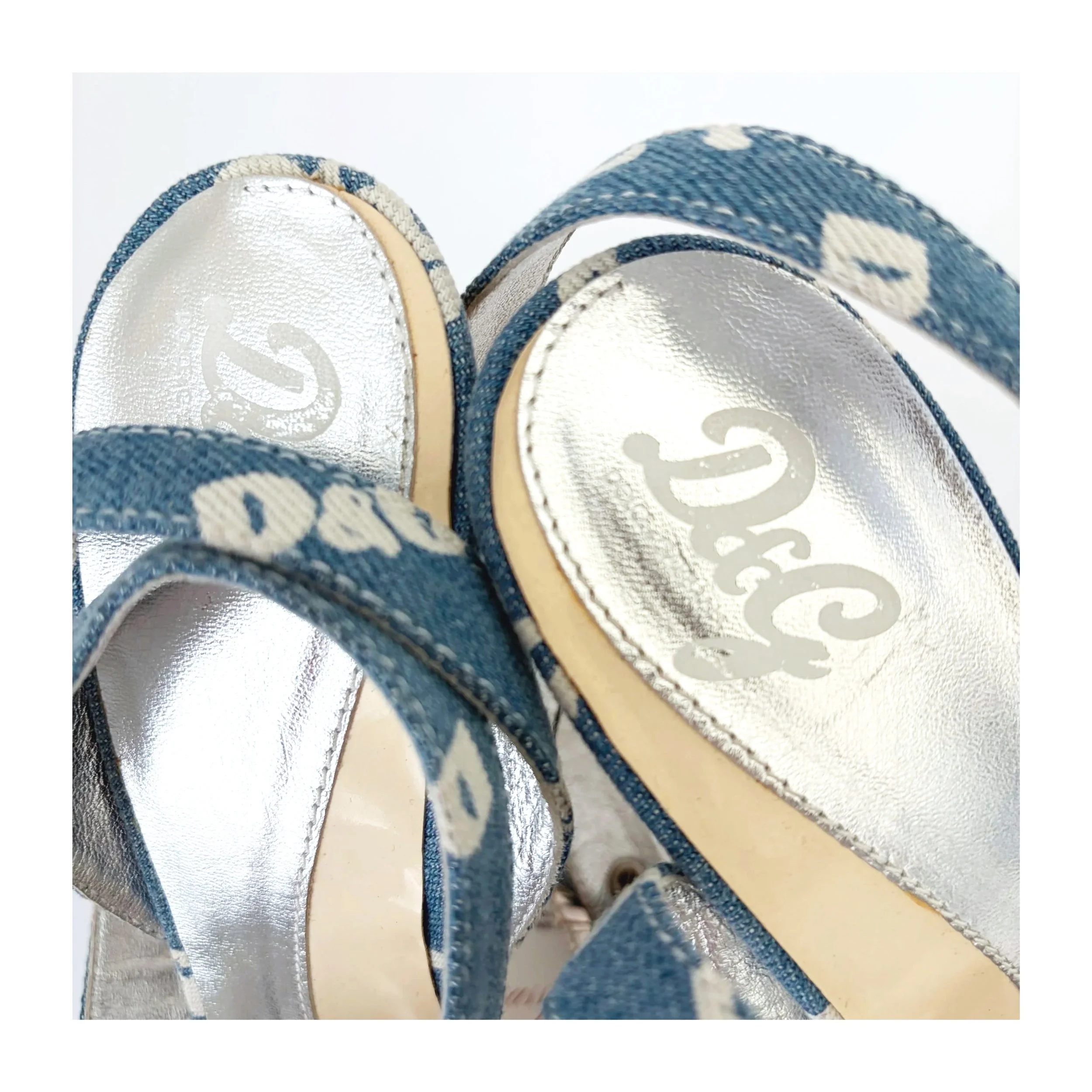 D&G Denim Buckle Heels (39) — image 5