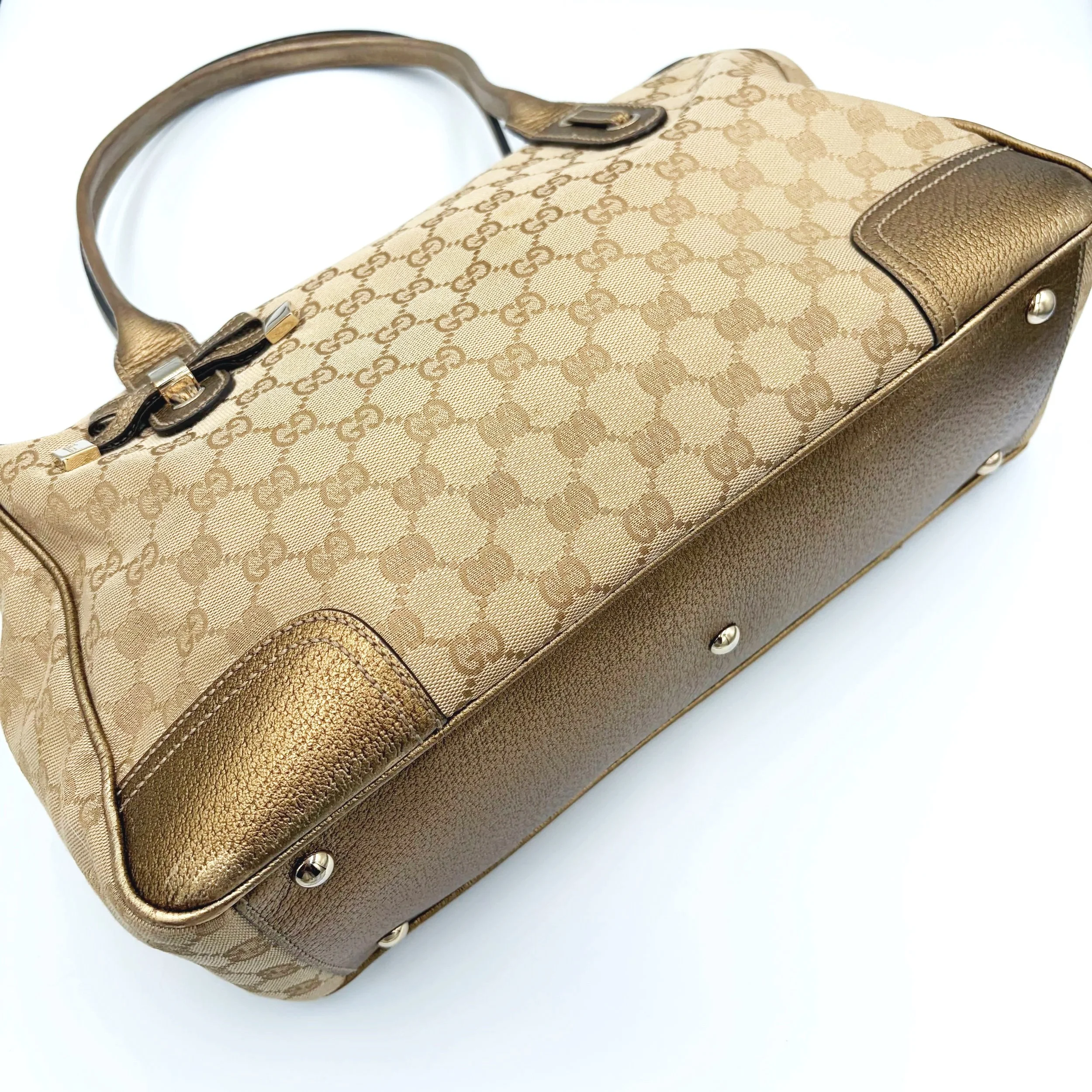 Gucci Gold Princey Bow tote, image 3