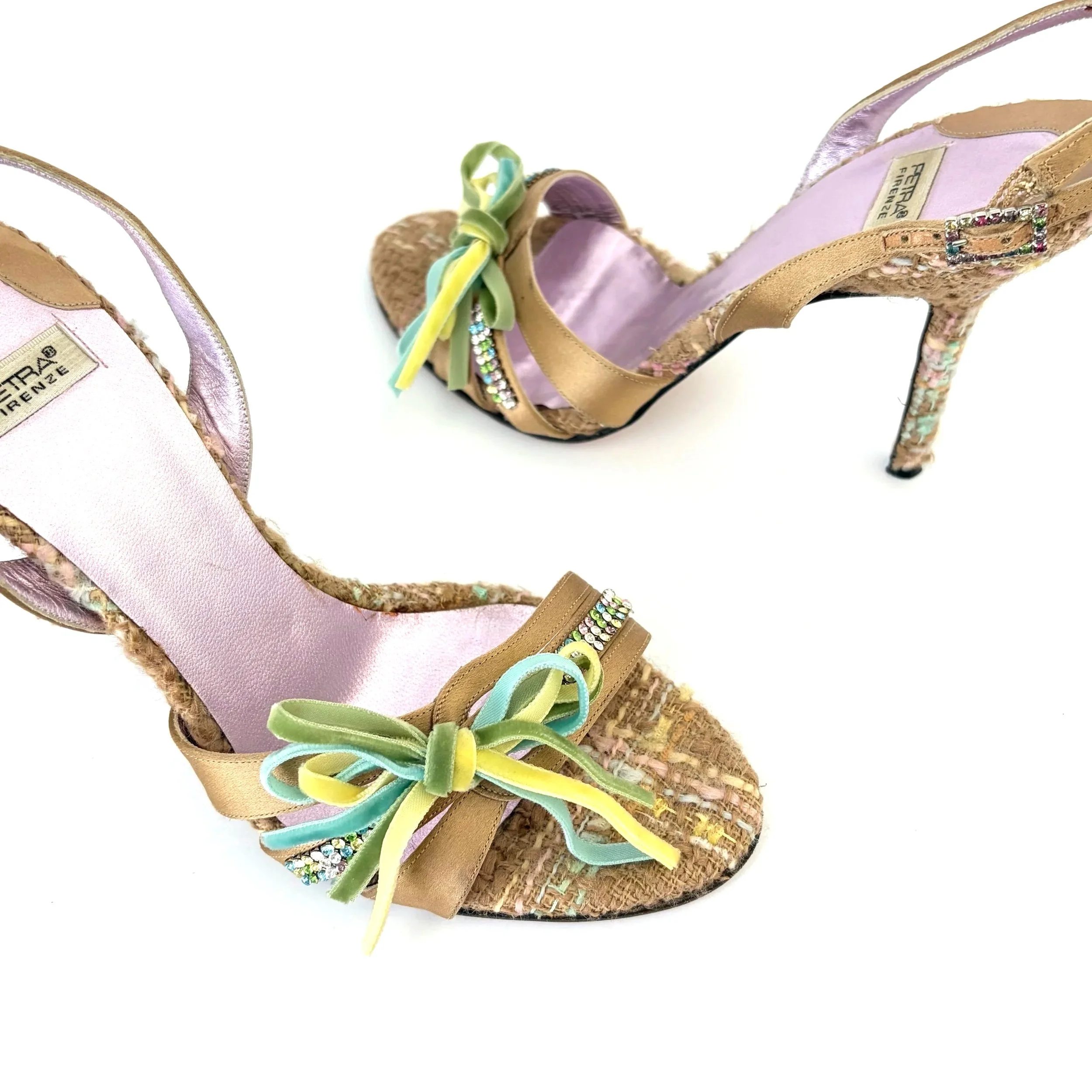 Vtg Italian Petra Party Heels (39) — image 6