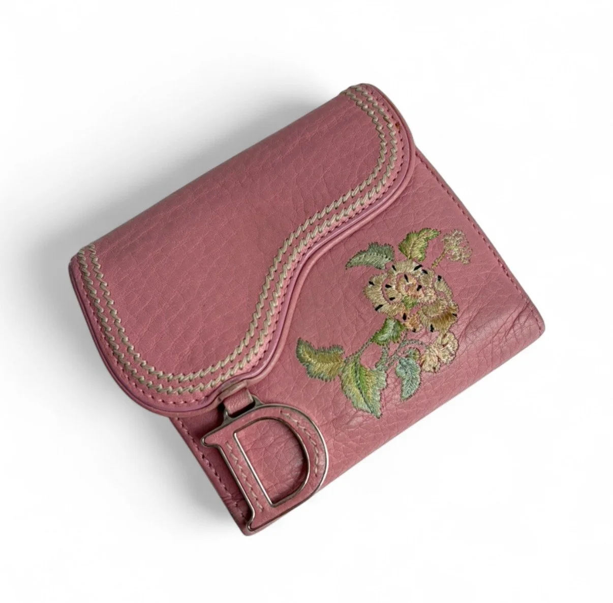 Vintage Pink 2005 Dior Compact Wallet