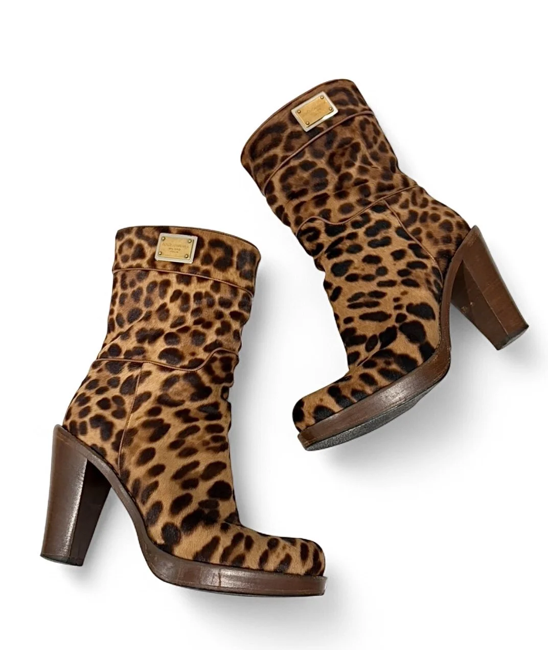 Dolce & Gabbana Leopard Boots US 7