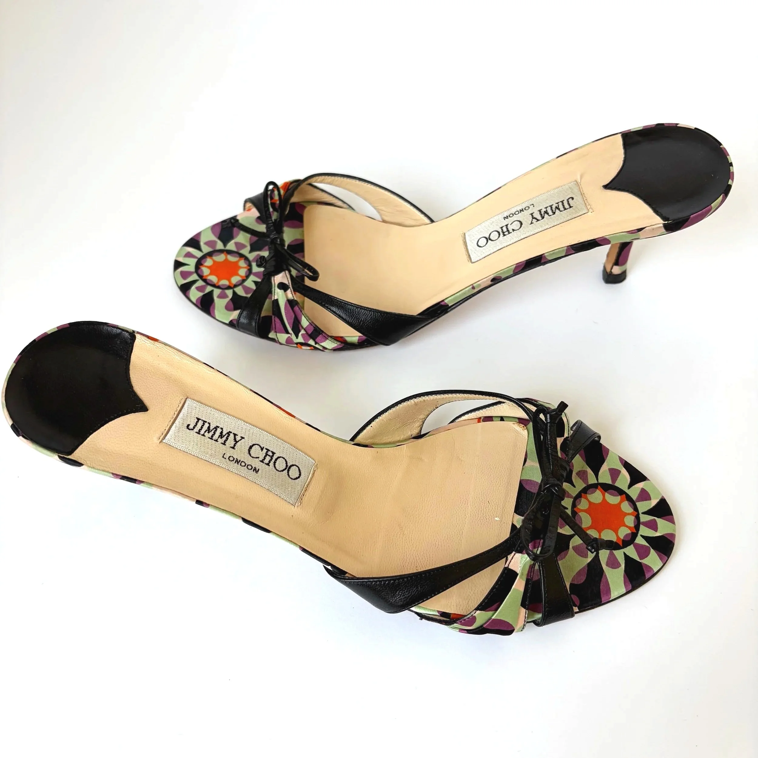 Jimmy Choo Vibrant Bow Kitten Heels (39.5) — image 4