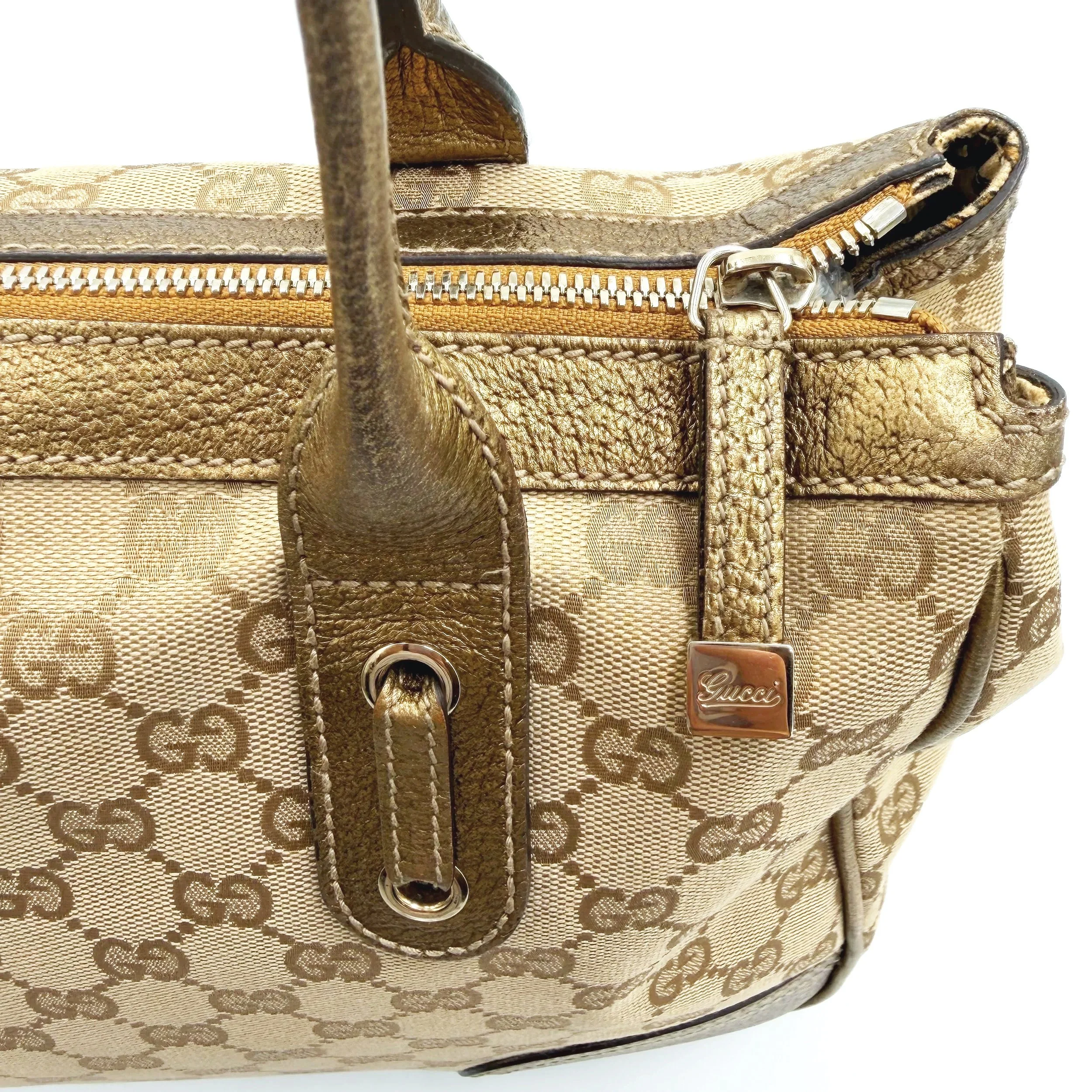 Gucci Gold Princey Bow tote, image 5