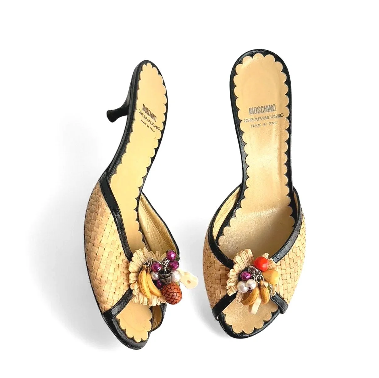 Moschino Tropical Charms Kitten Heel (39)