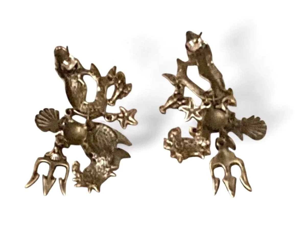 Antique Mermaid Earrings — image 2