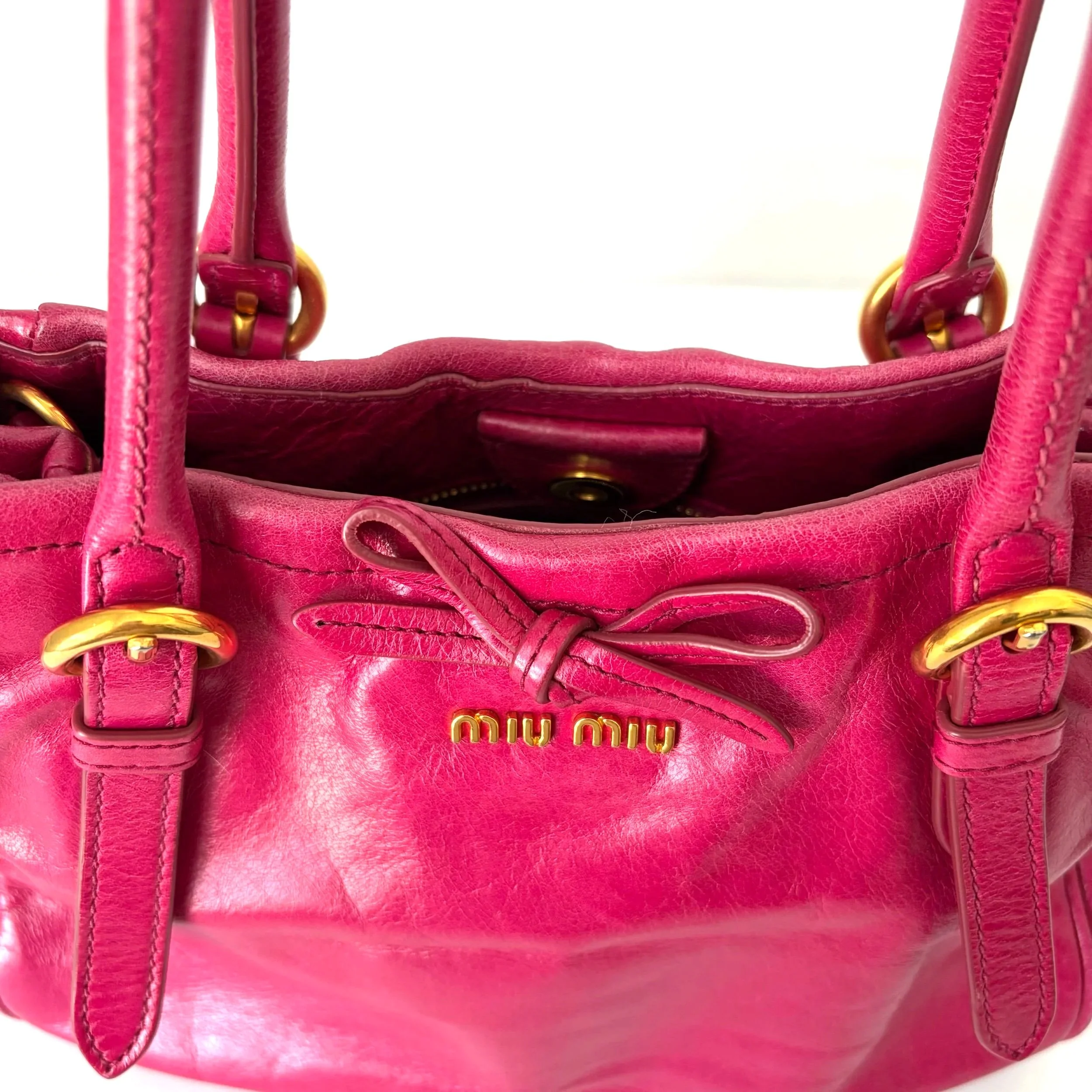 Miu Miu Pink Joie leather crossbody bag — image 2