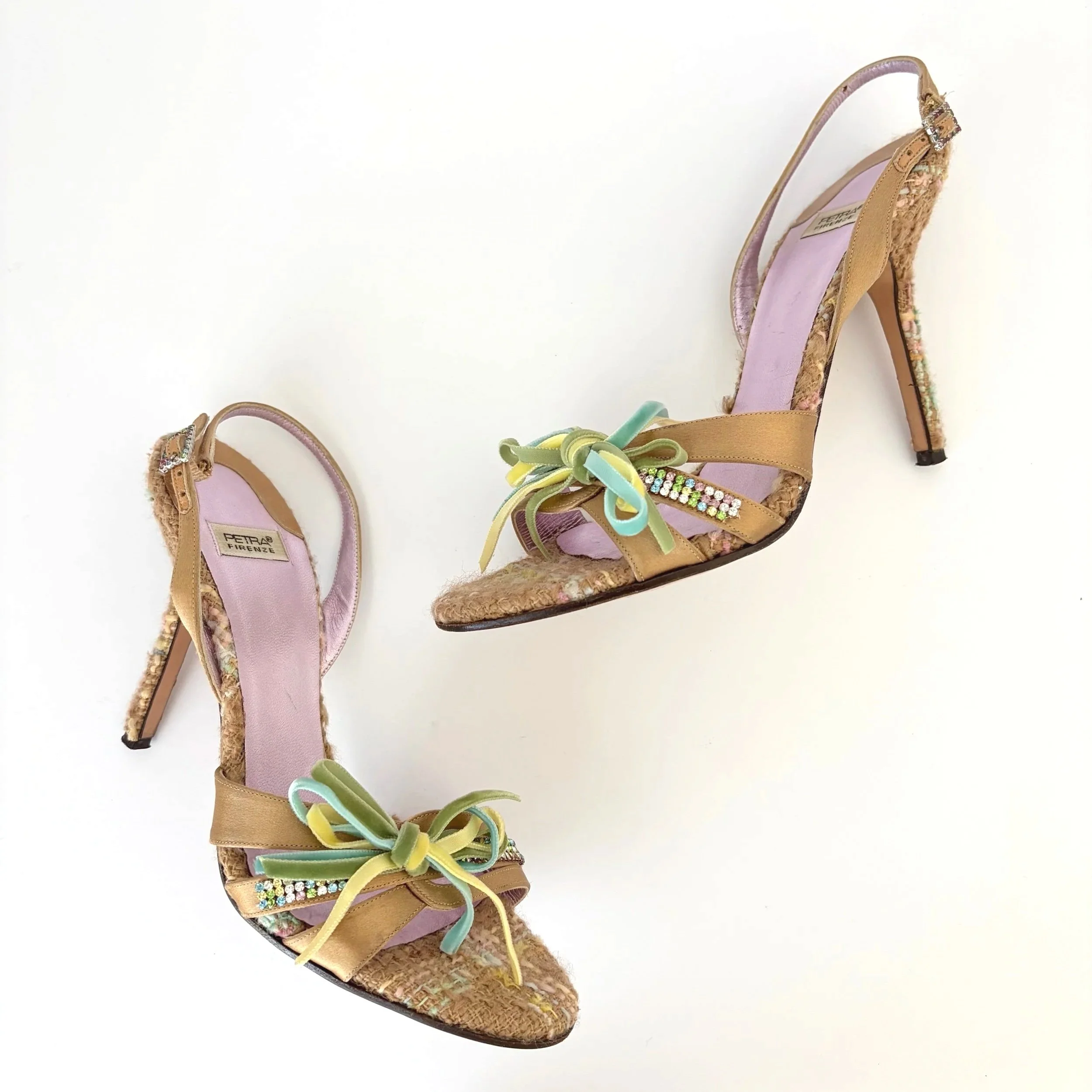 Vtg Italian Petra Party Heels (39) — image 5