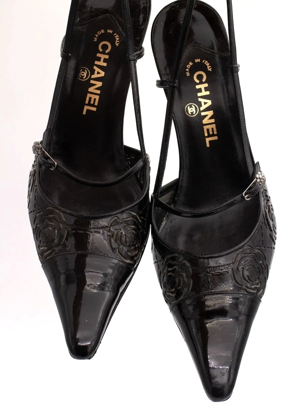 Chanel Camellia Cut-Out Mule (41)