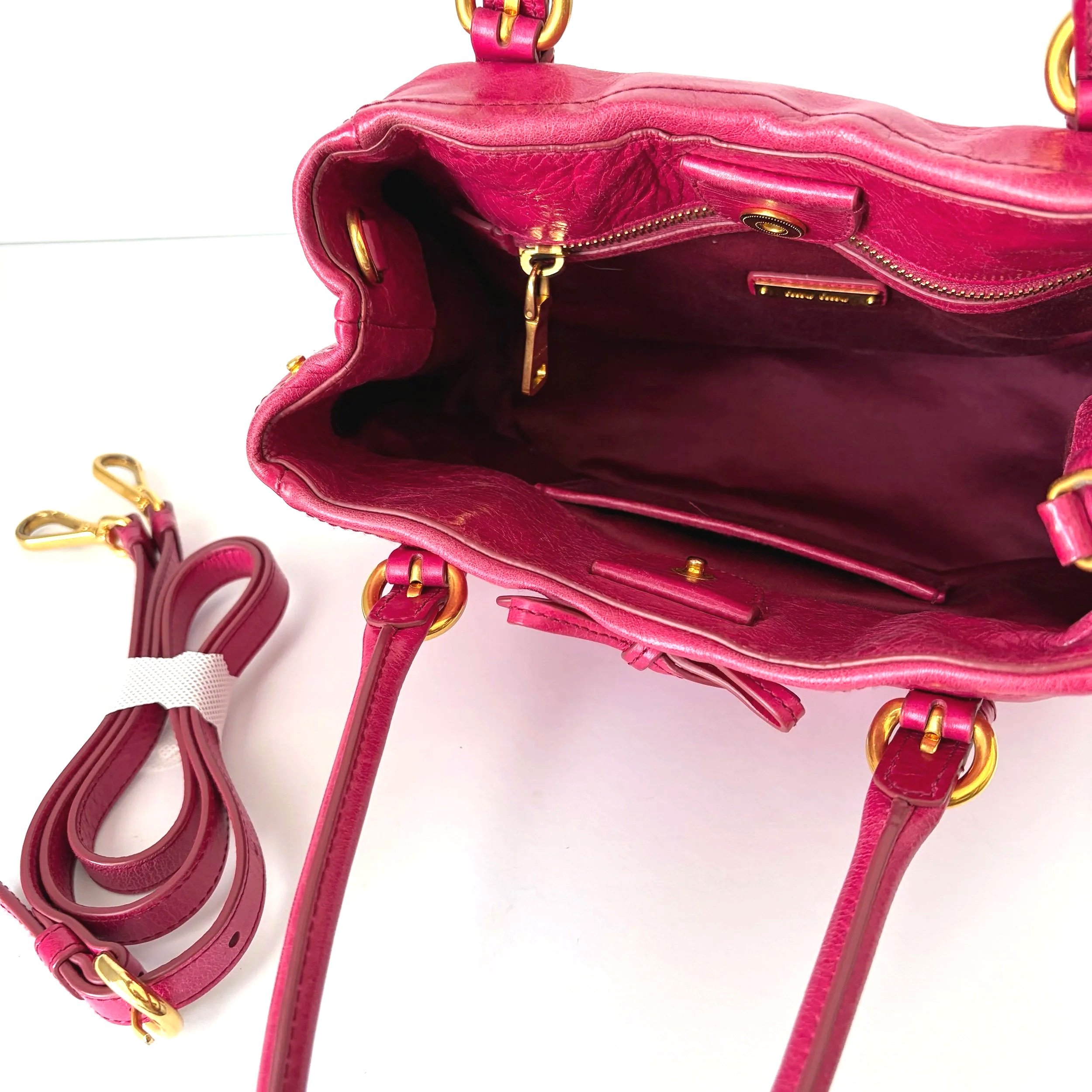 Miu Miu Pink Joie leather crossbody bag — image 6