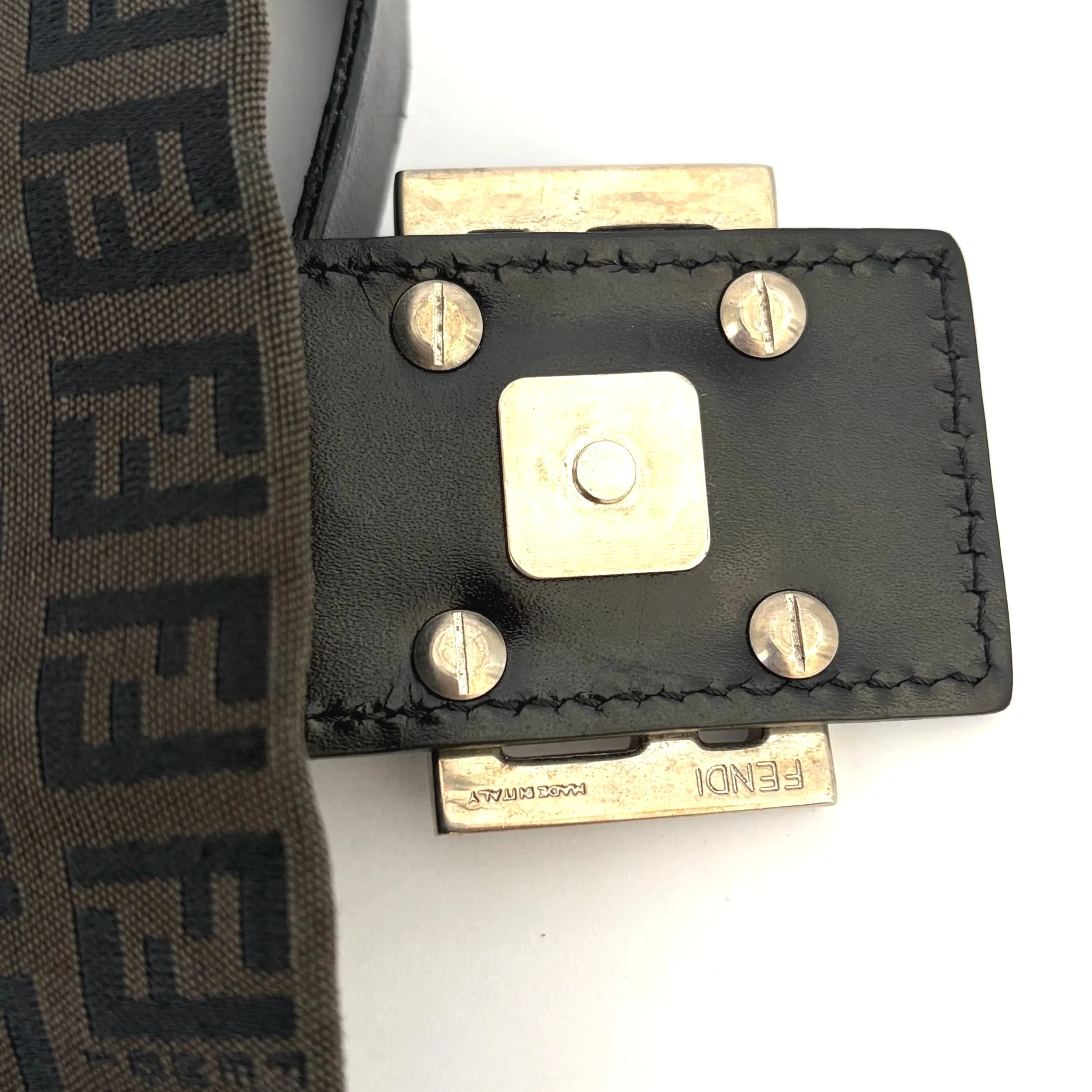 Fendi Black/Dark Grey Mamma Baguette — image 6