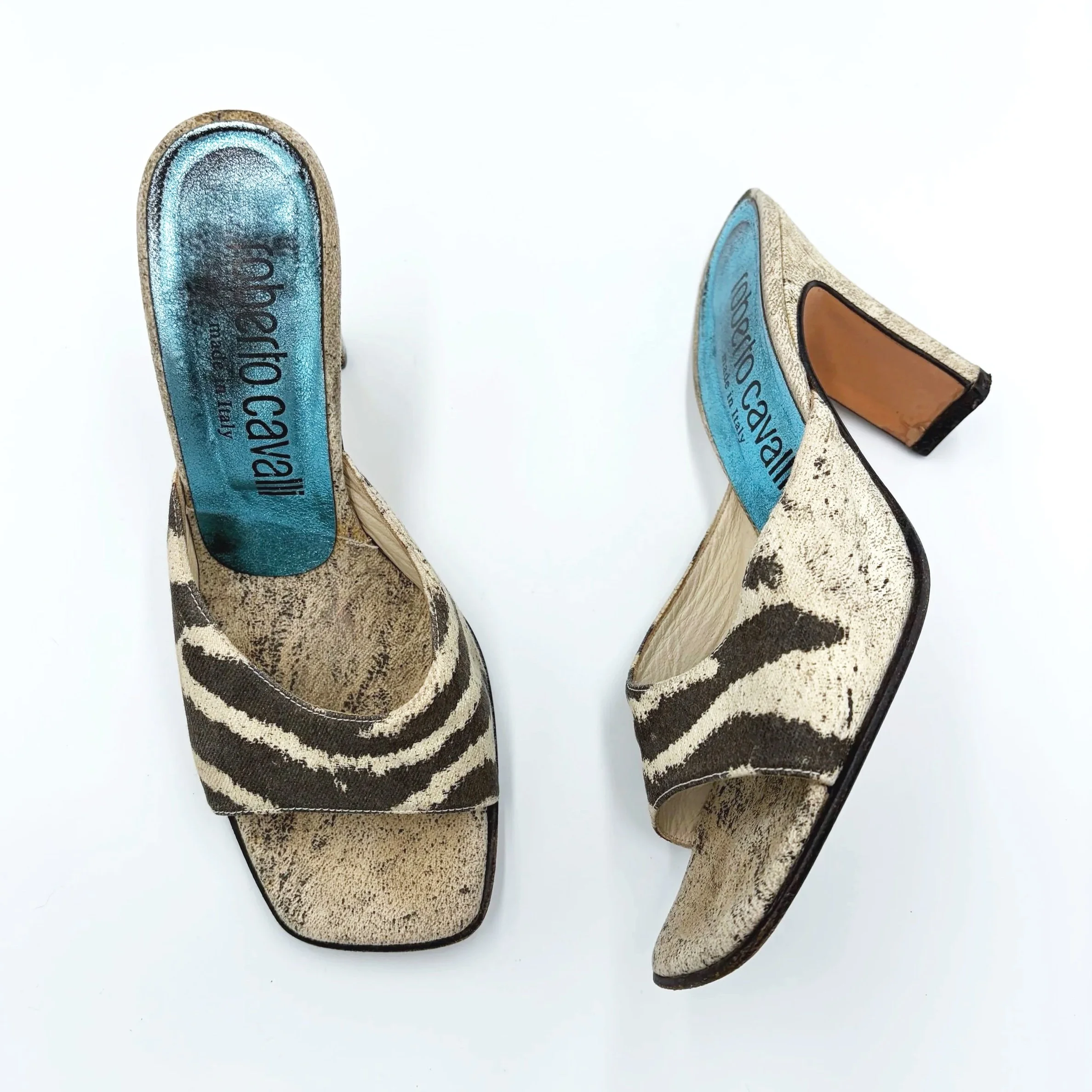 Zebra Roberto Cavalli Mules (37), image 2