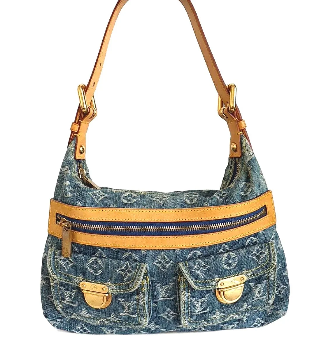 Vintage Louis Vuitton By Marc Jacobs Monogram Denim Baggy PM