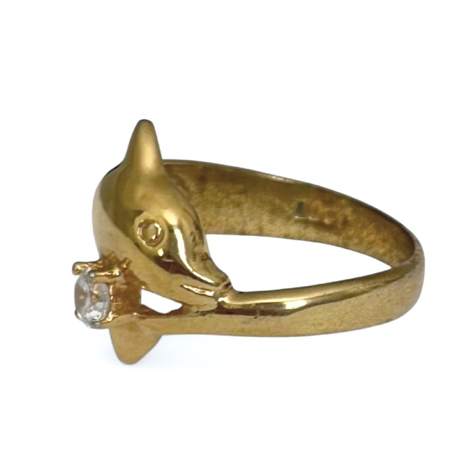 Gold Dolphin Ring (6)
