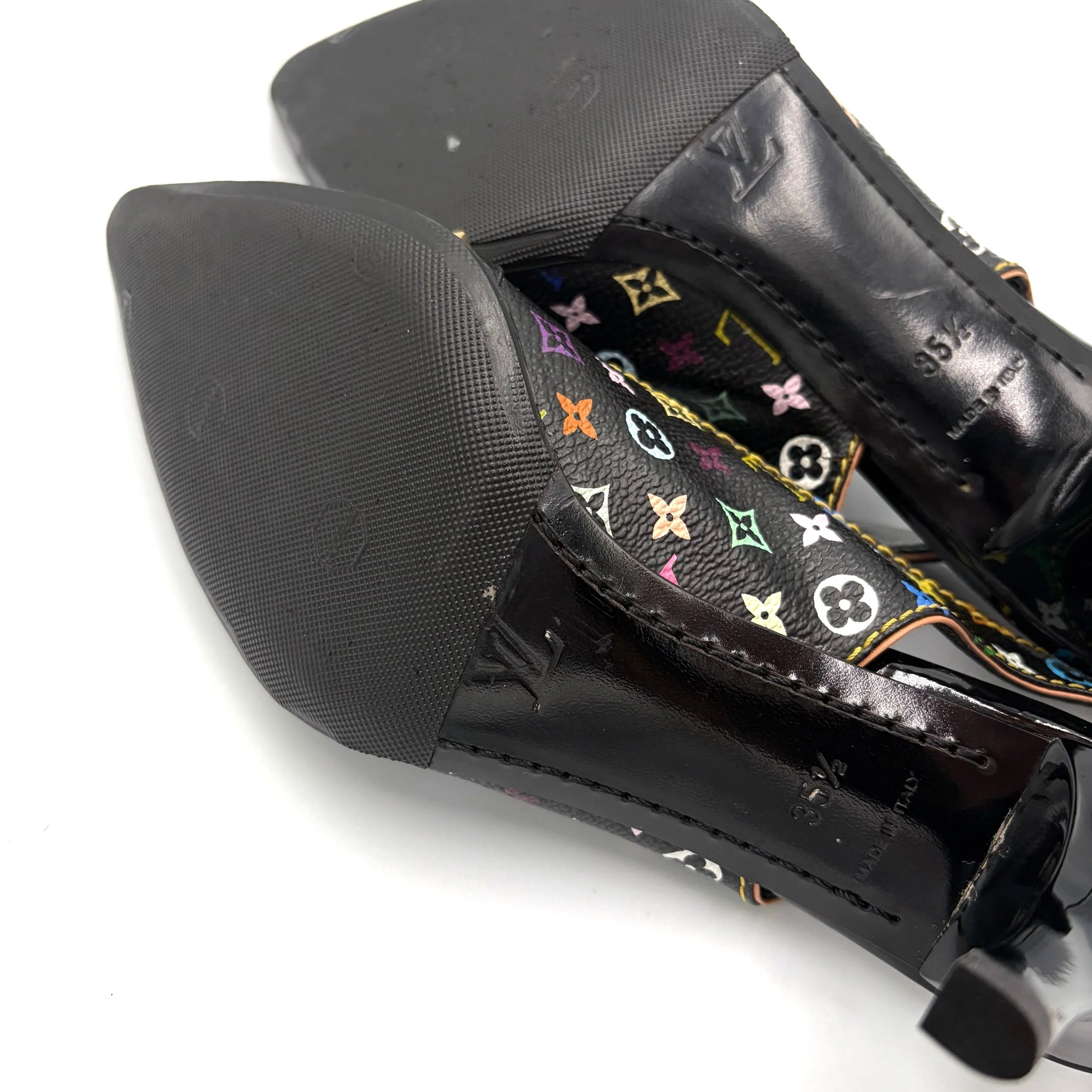 Louis Vuitton Blk Murakami Heels (35.5) — image 9