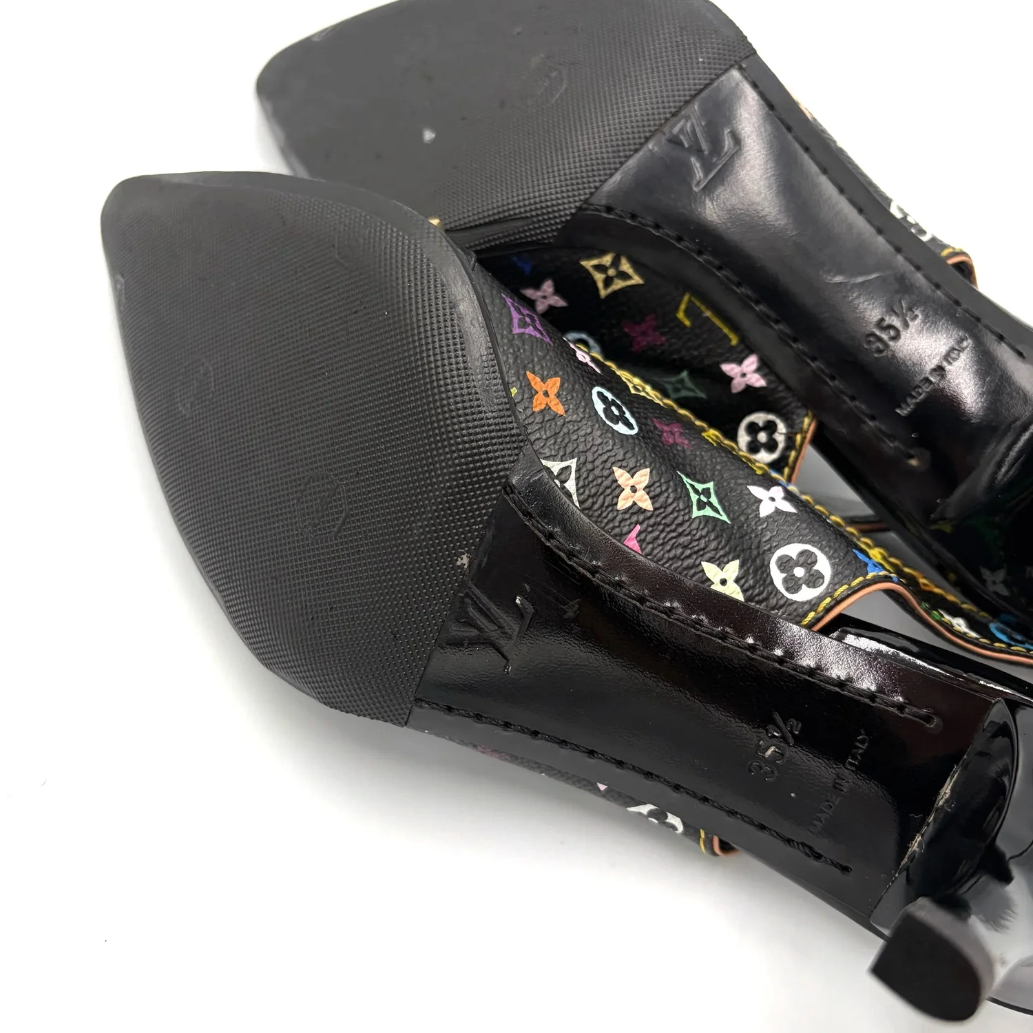 Louis Vuitton Blk Murakami Heels (35.5)