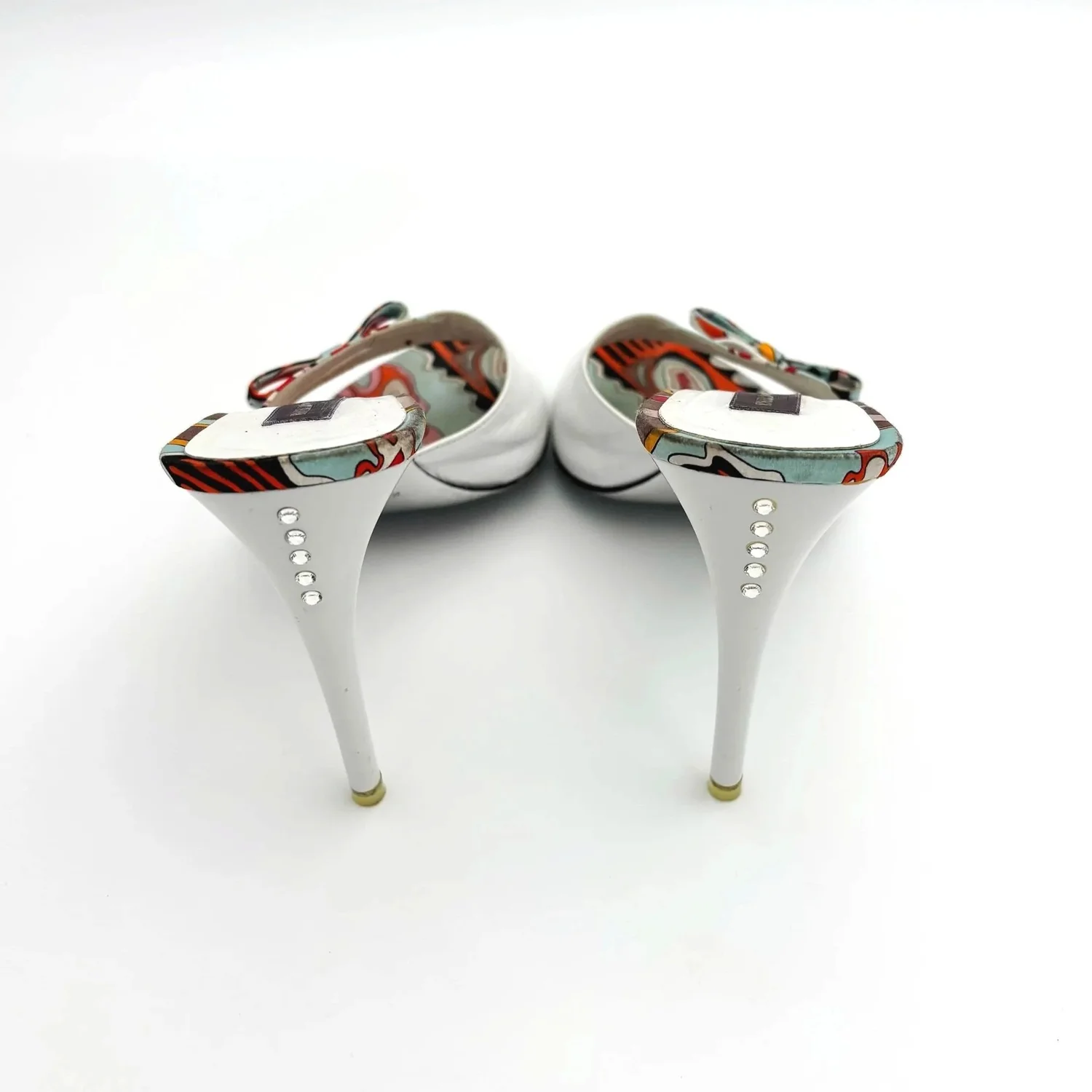 Vtg Emilio Pucci Rhinestoned Heels (39)