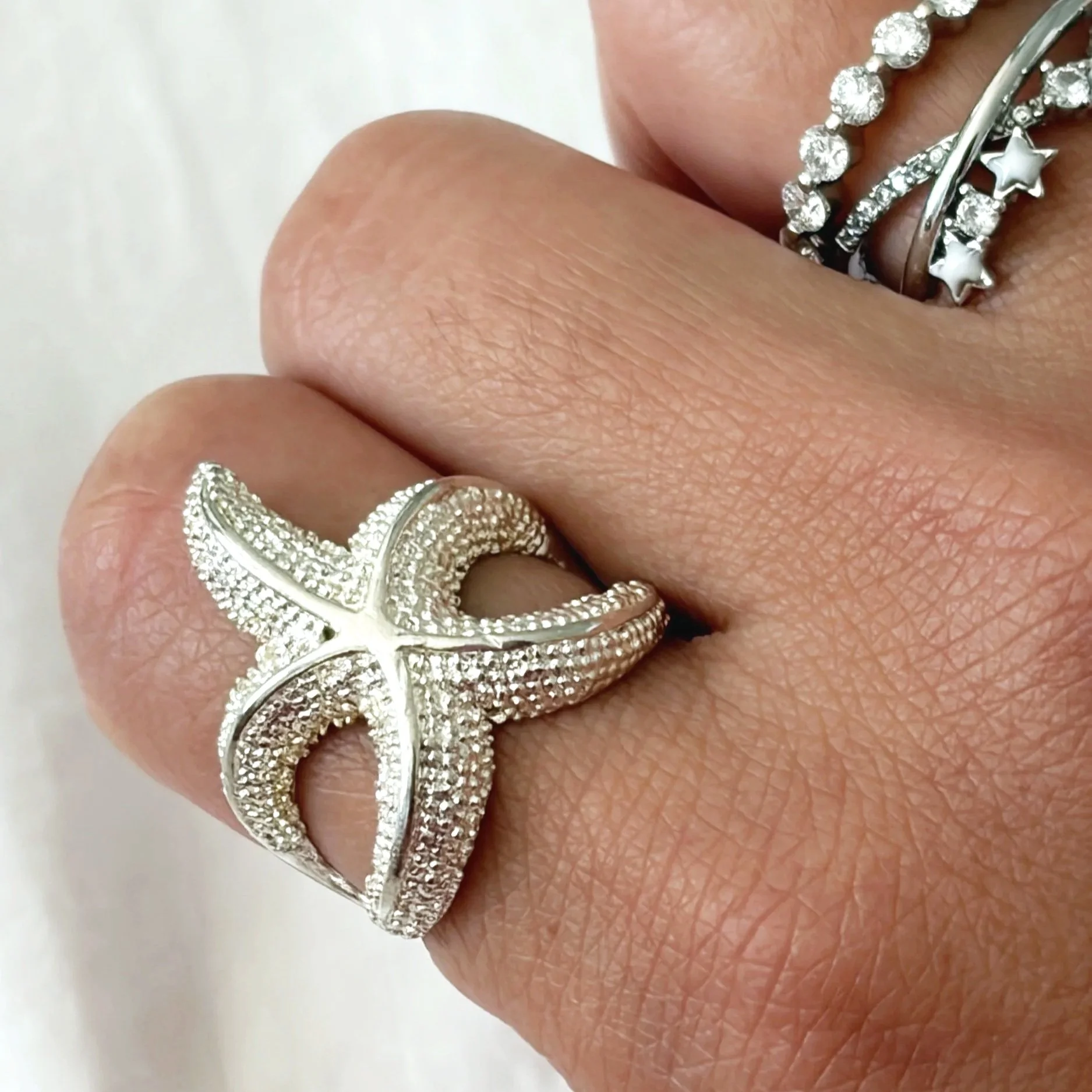 Sterling Starfish Ring (7) — image 2