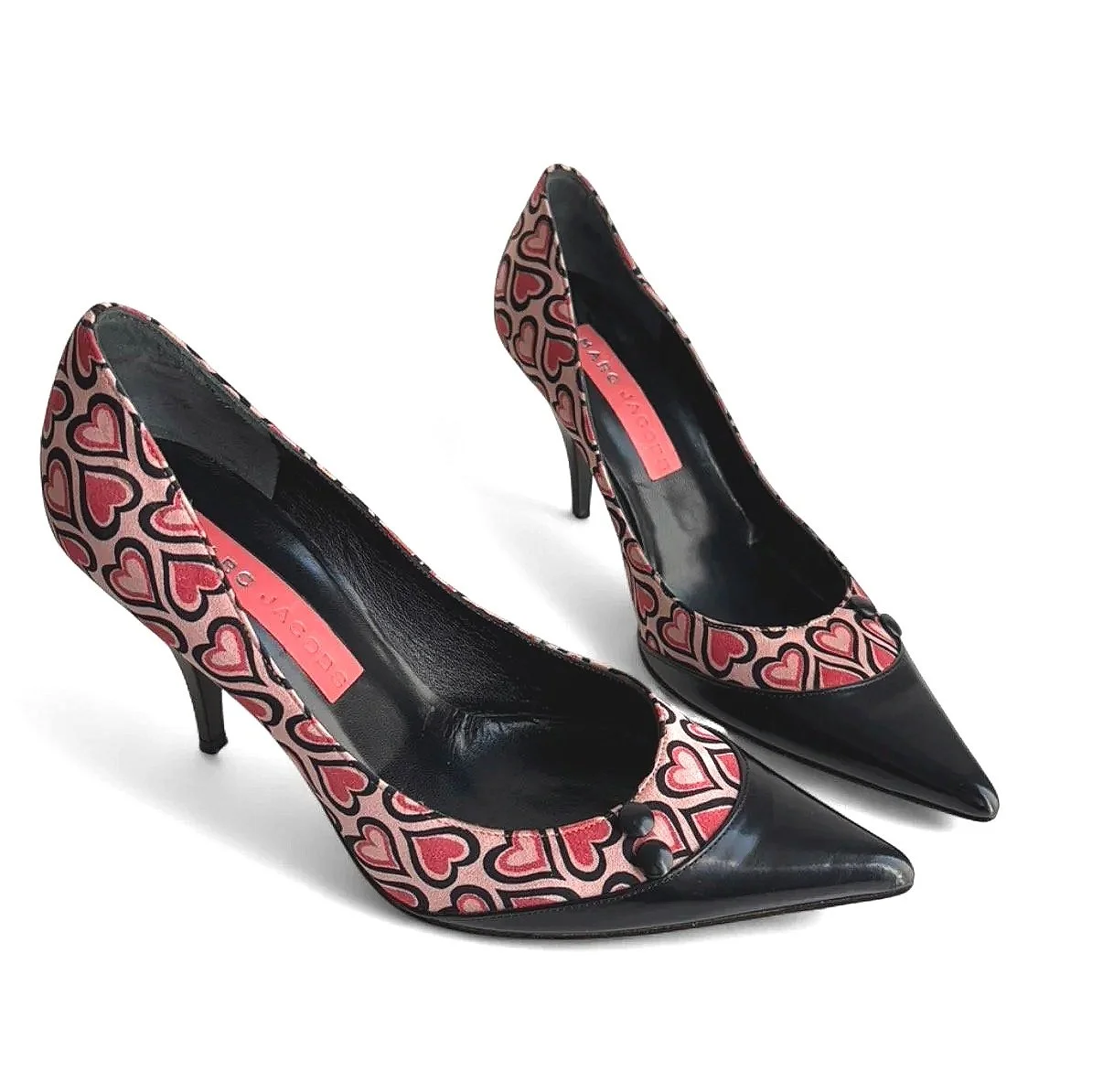 Pink Heart Marc Jacob Heels US 8
