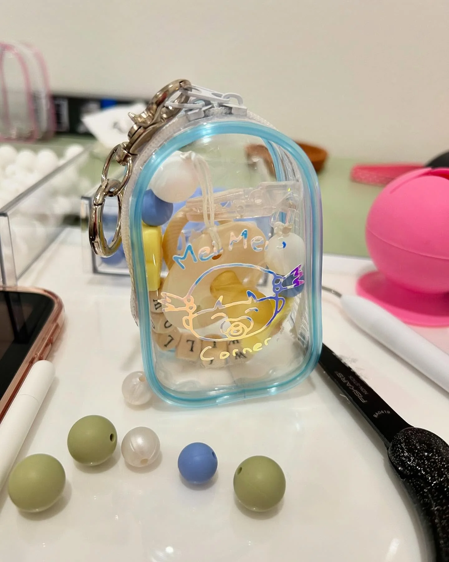 Pacifier leash case design is FINALLY done!!!🤭#loveit