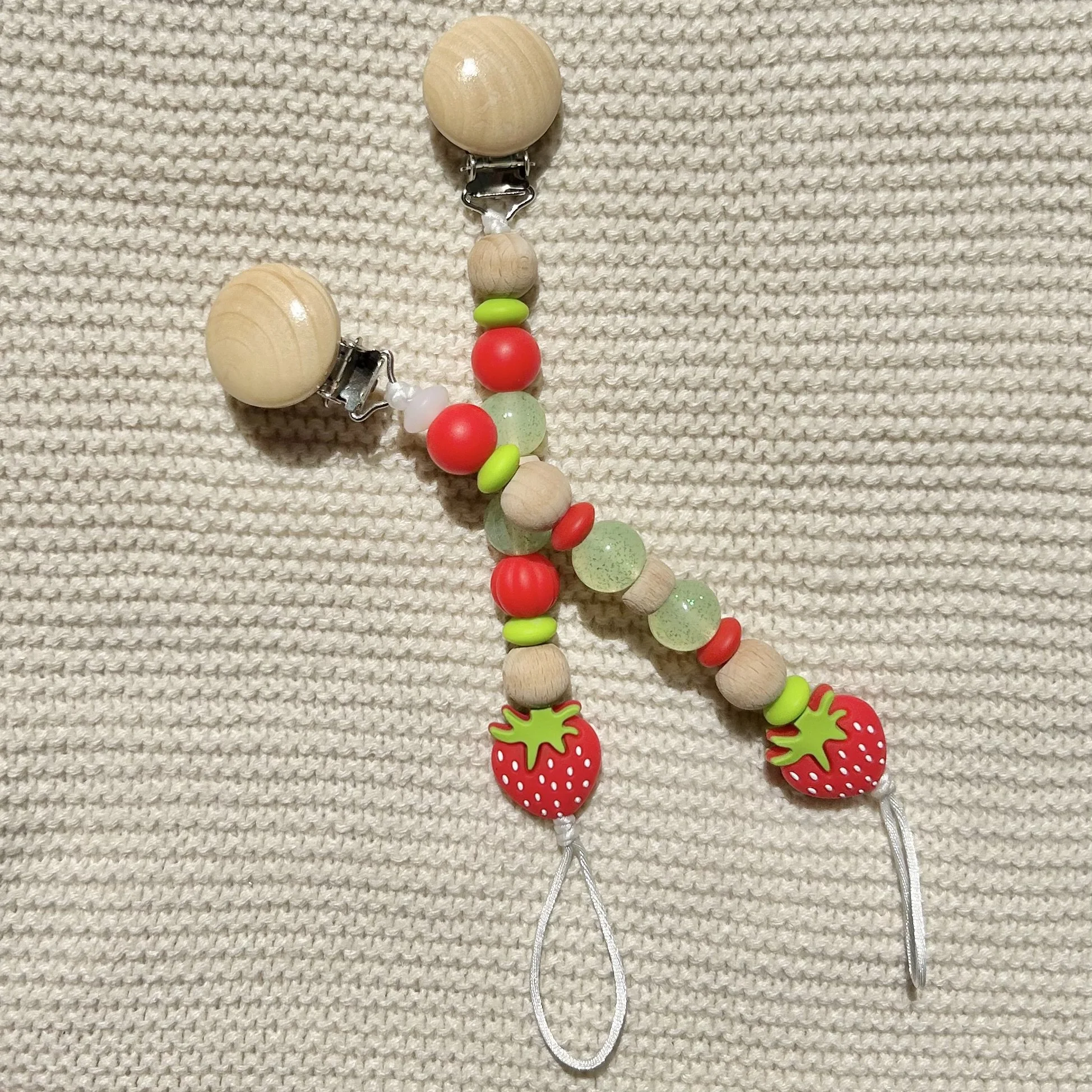 Fruit Mania Pacifier Clip