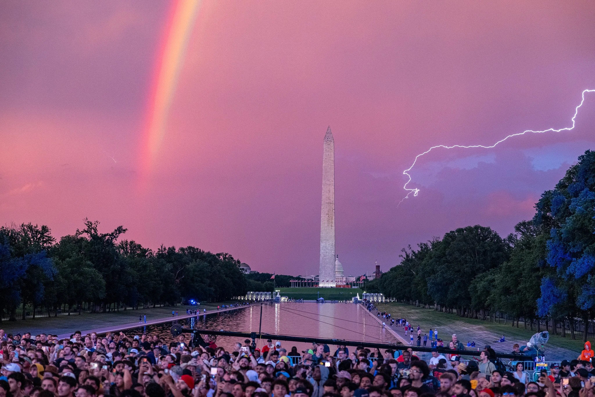 UFC Freedom 250 at the Lincoln Memorial