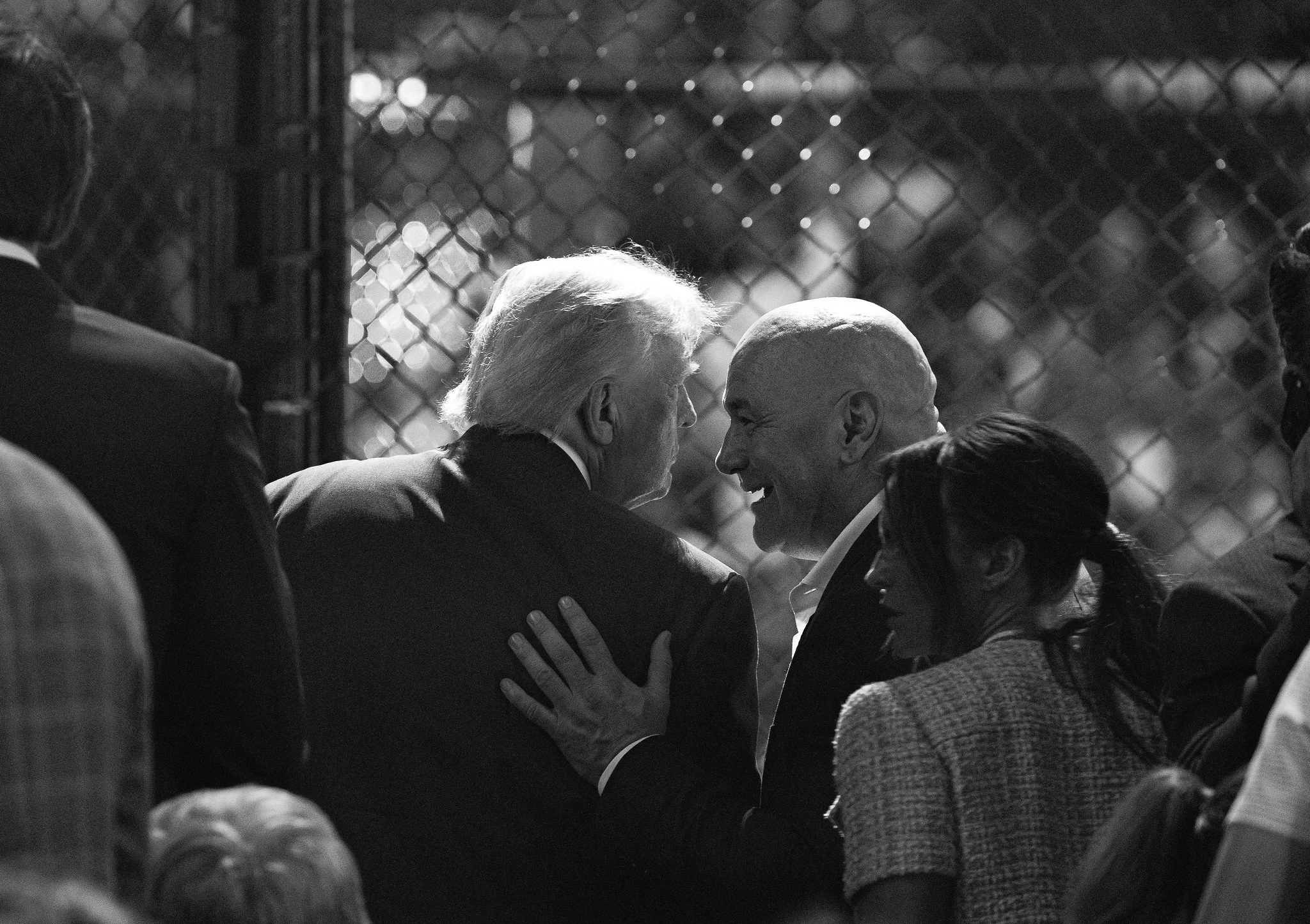 President Donald Trump and Dana White at the Freedom 250 UFC Event at the White House, June 14, 2026