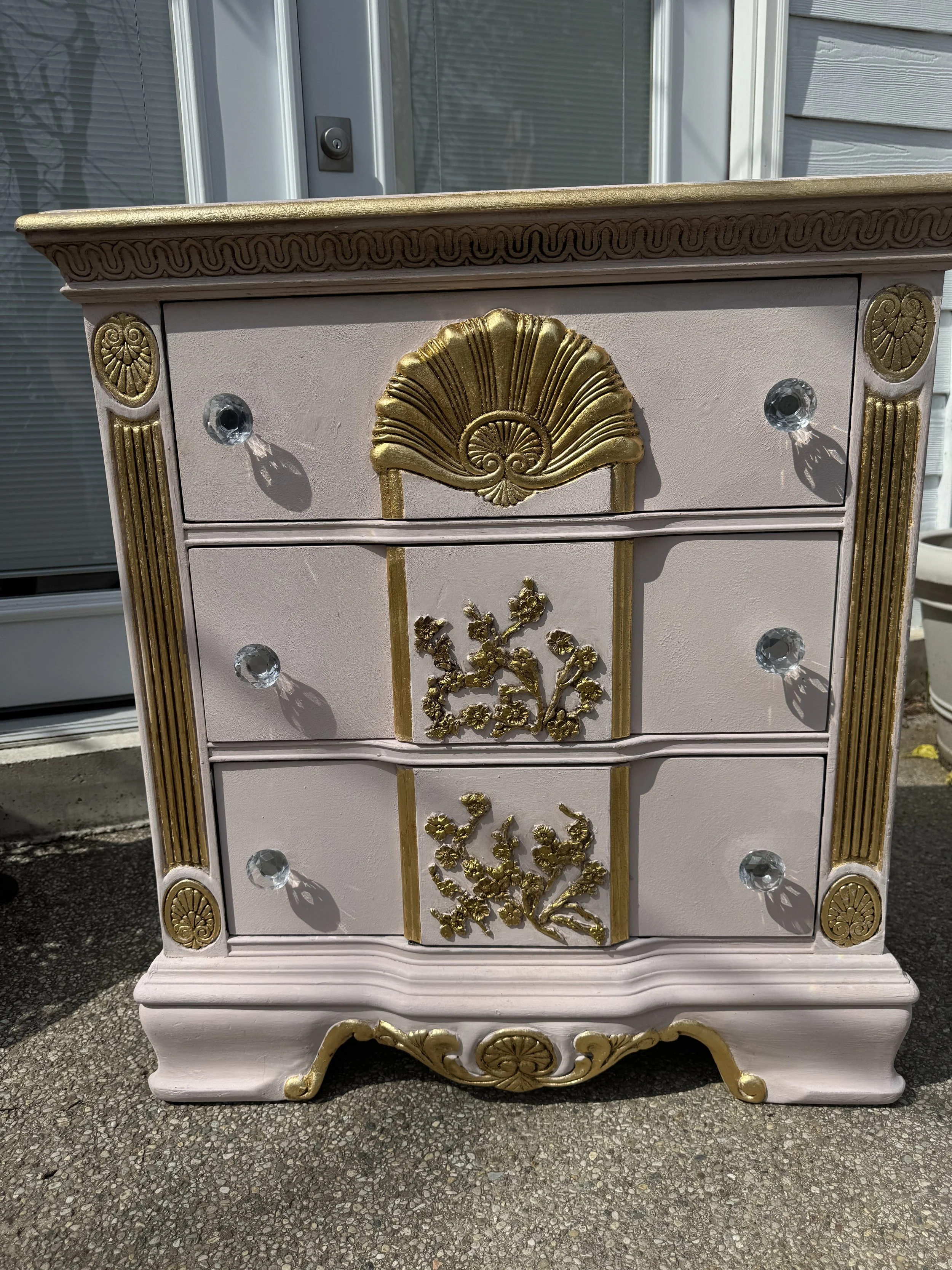 Pink nightstand