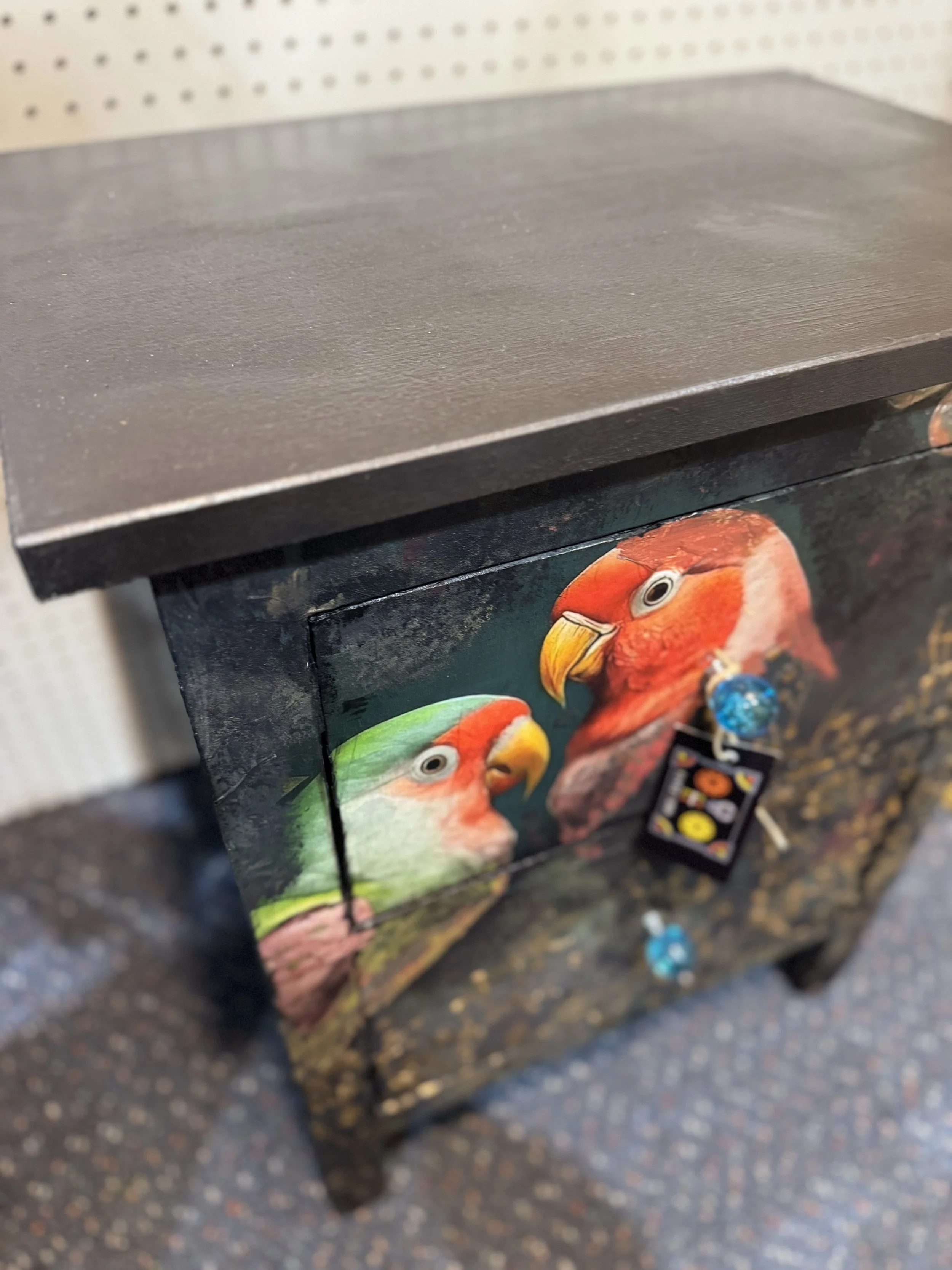 Parrot end table