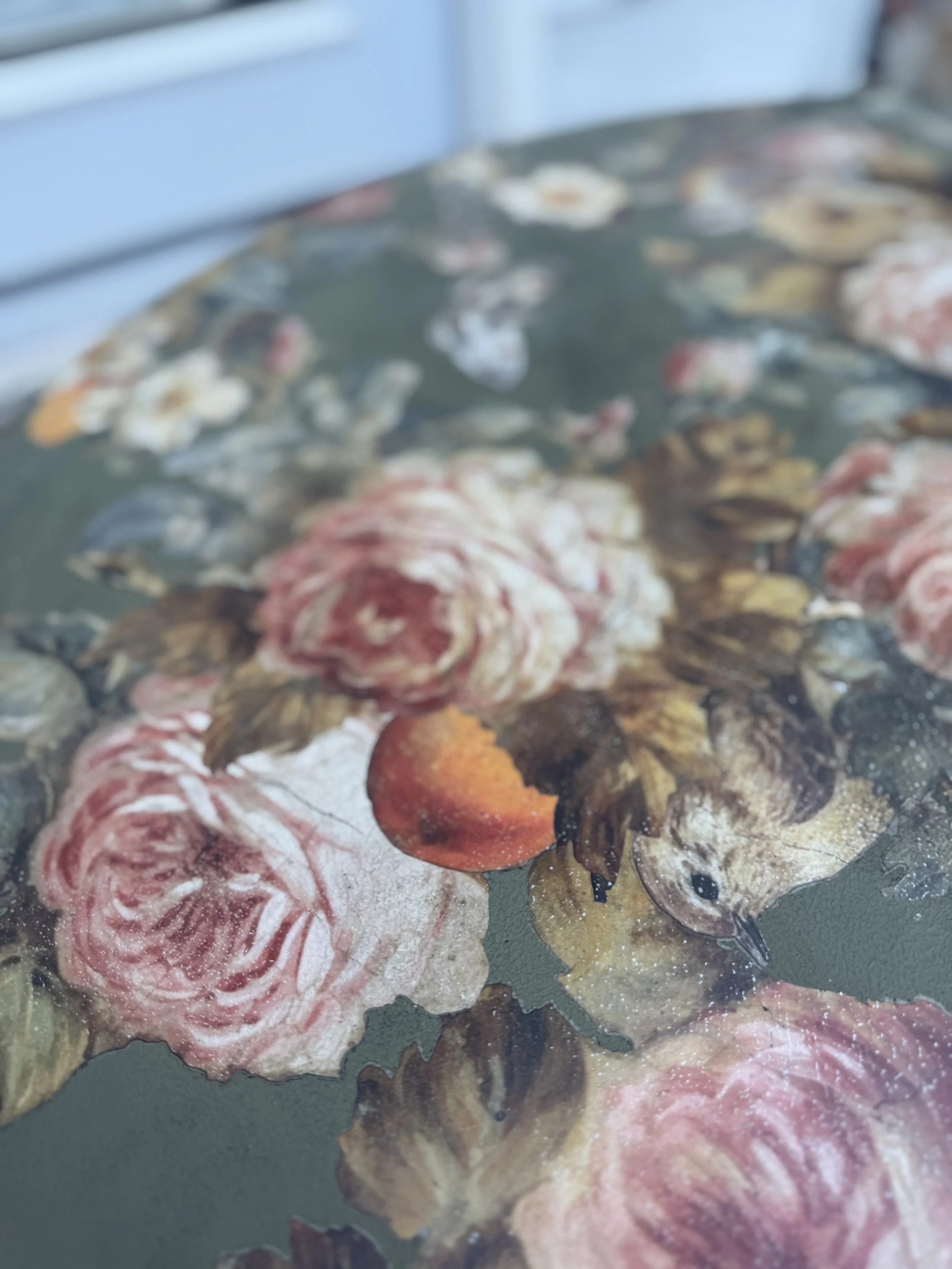 Floral kitchen table