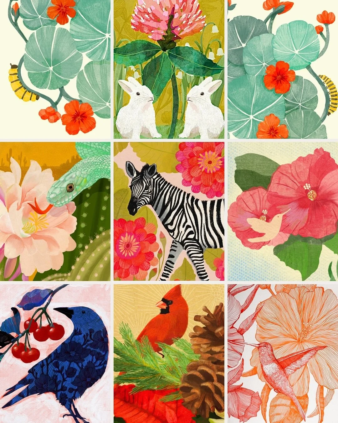 These were all the pieces I could muster up for the Botanical Beasties 2025 Challenge! It was fun while it lasted! Thanks to everyone who participated and of course to the amazing artist hosts. I was truly inspired.
#botanicalbeasties2025 
#artchall