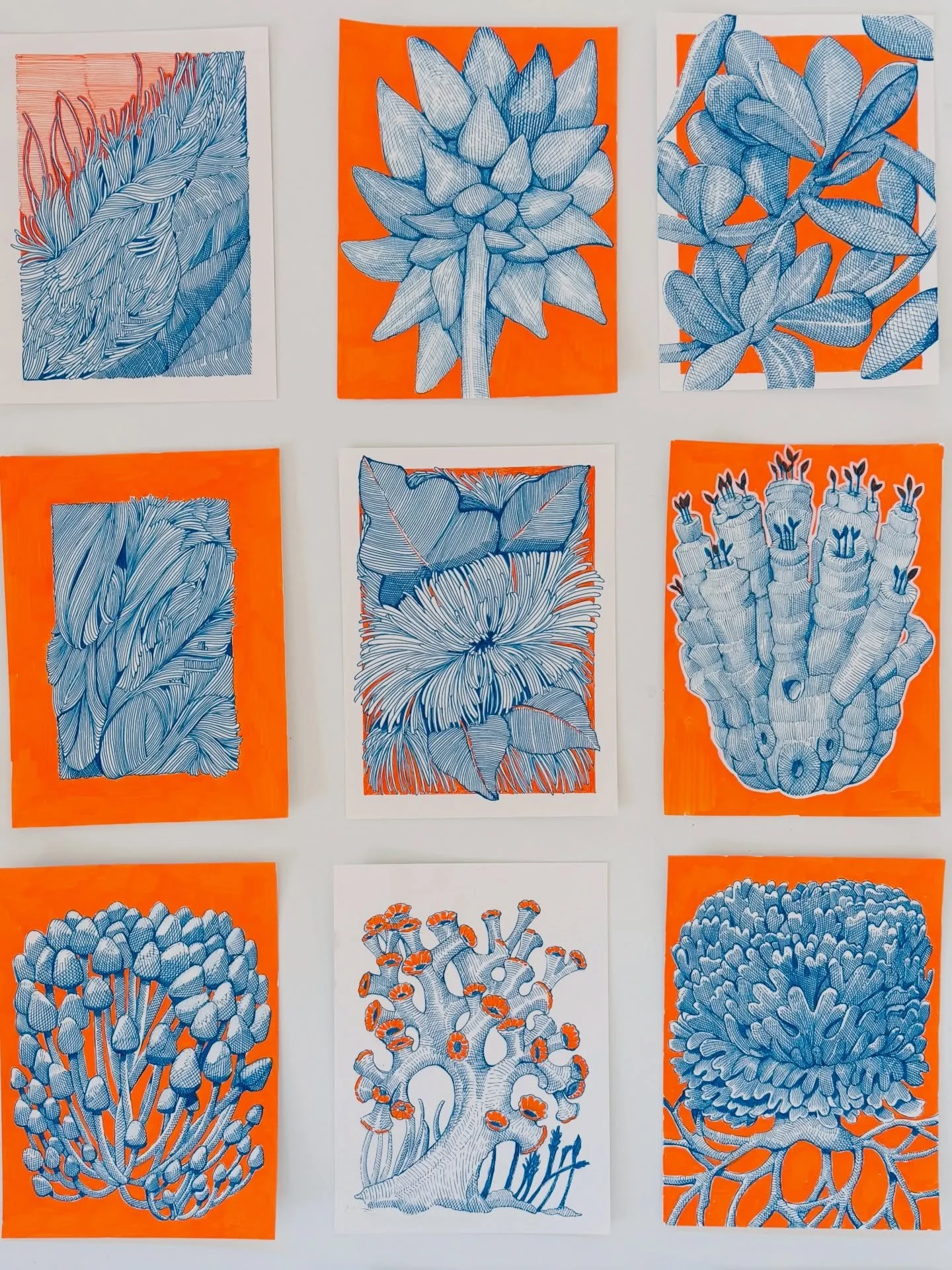 Made it to Day 25/100. Some of the weird ones. #linedrawing