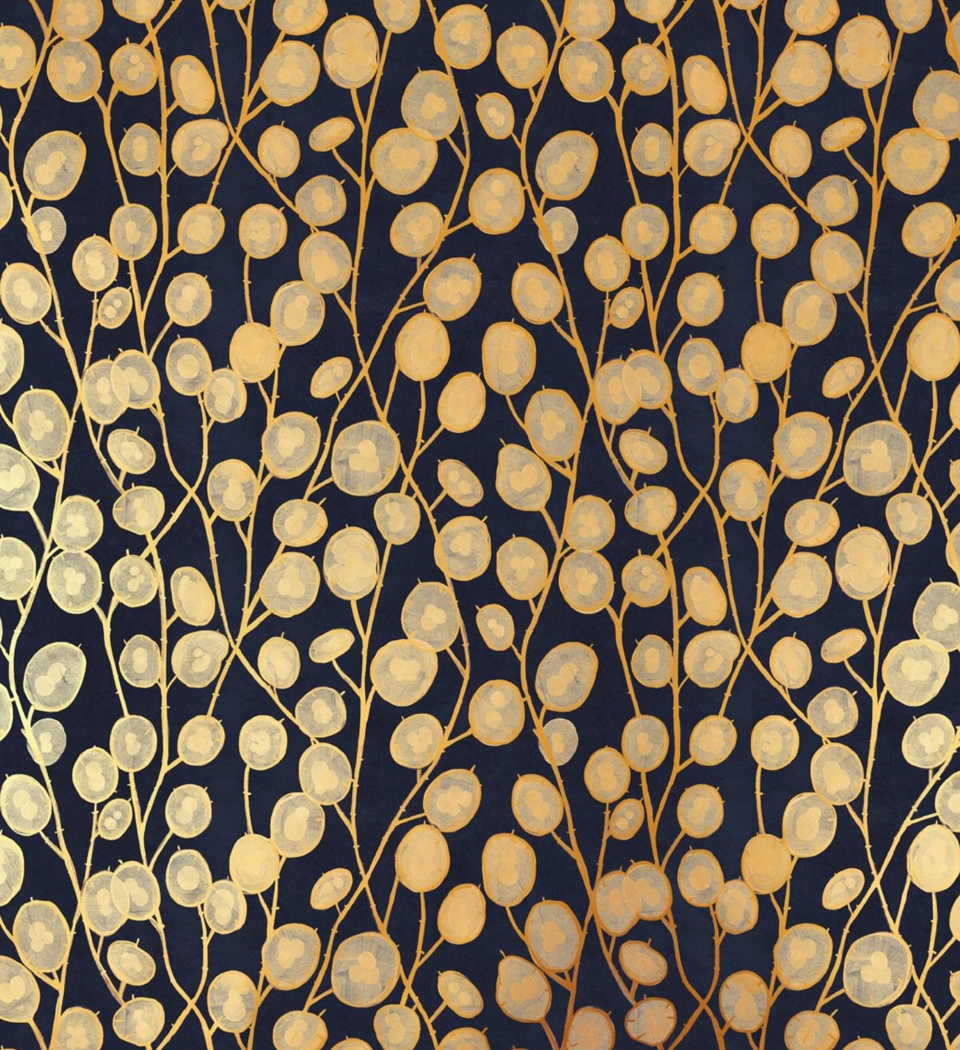 Just discovered this design of mine called Lunaria now comes in gold and silver metallic wallpaper @miltonandking 

&ldquo;Beautiful Lunaria, also known as the money plant, features delicate floral forms with a soft sense of transparency. Finished wi