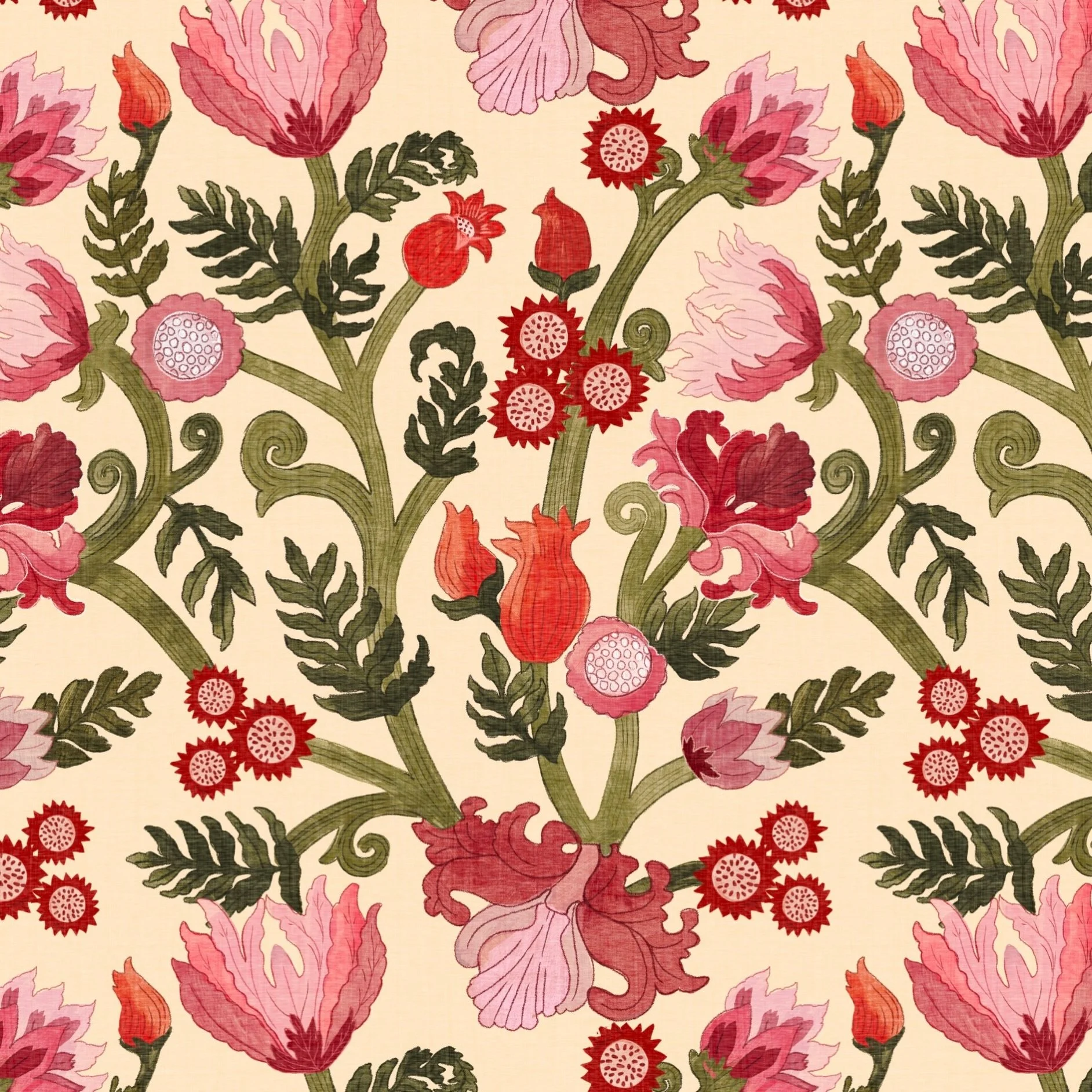 Today&rsquo;s artist challenge on Spoonflower called Chintz Revival - voting is open. I have already seen so many beautiful designs coming out for this challenge.  Design: 22404674 #spoonflowerdesignchallenge #patterndesigns