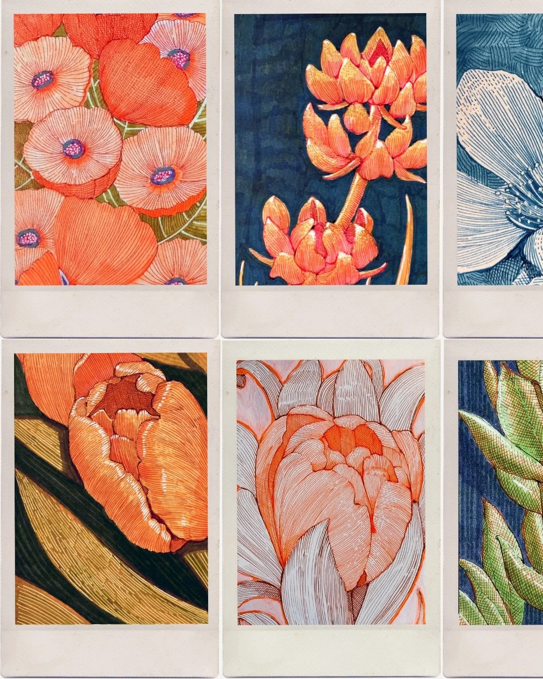Working on uploading the top drawings from my 100 day project as well as some other favorites onto my print shop. They will be available for purchase in many different formats 🌱More details soon🌱This is just a little preview. #printondemandart 🌱co